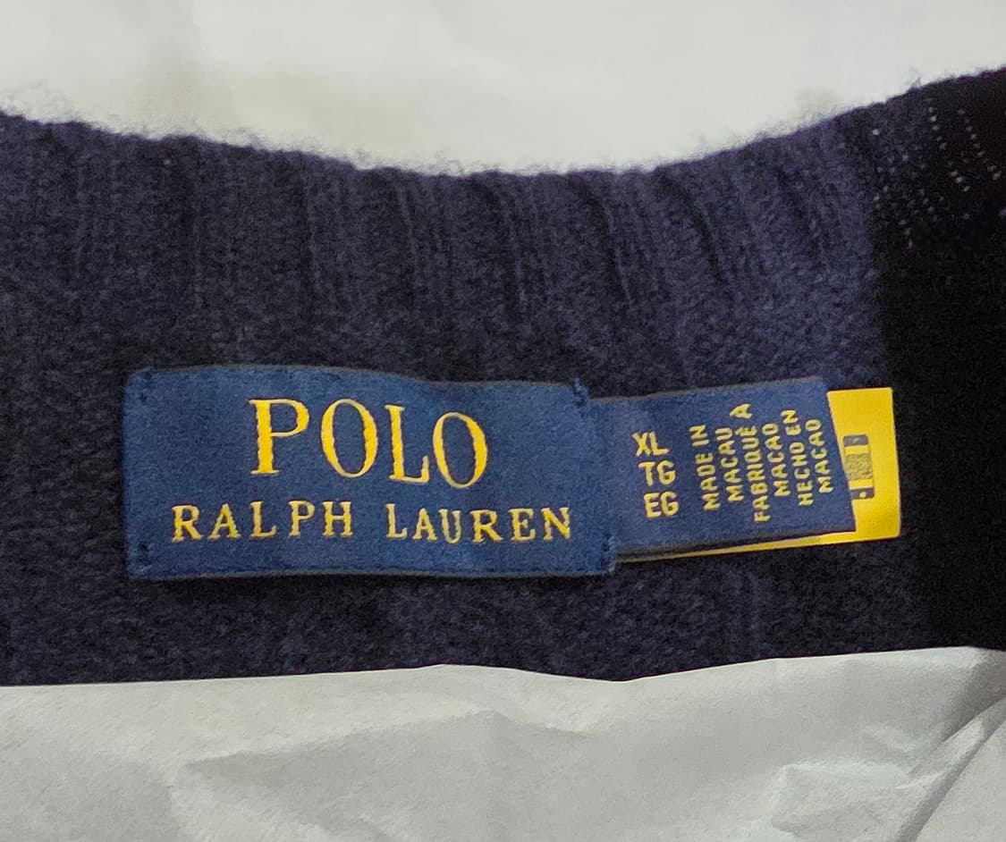 {백화점판} 폴로 랄프로렌 울 캐시미어 니트 [XL] 상품이미지4