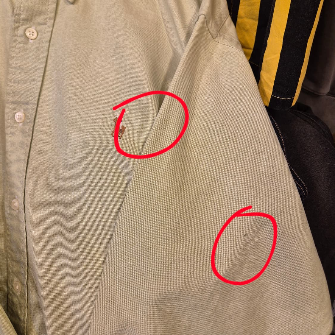 L~XL 폴로 연그린 패치커스텀 셔츠  상품이미지9