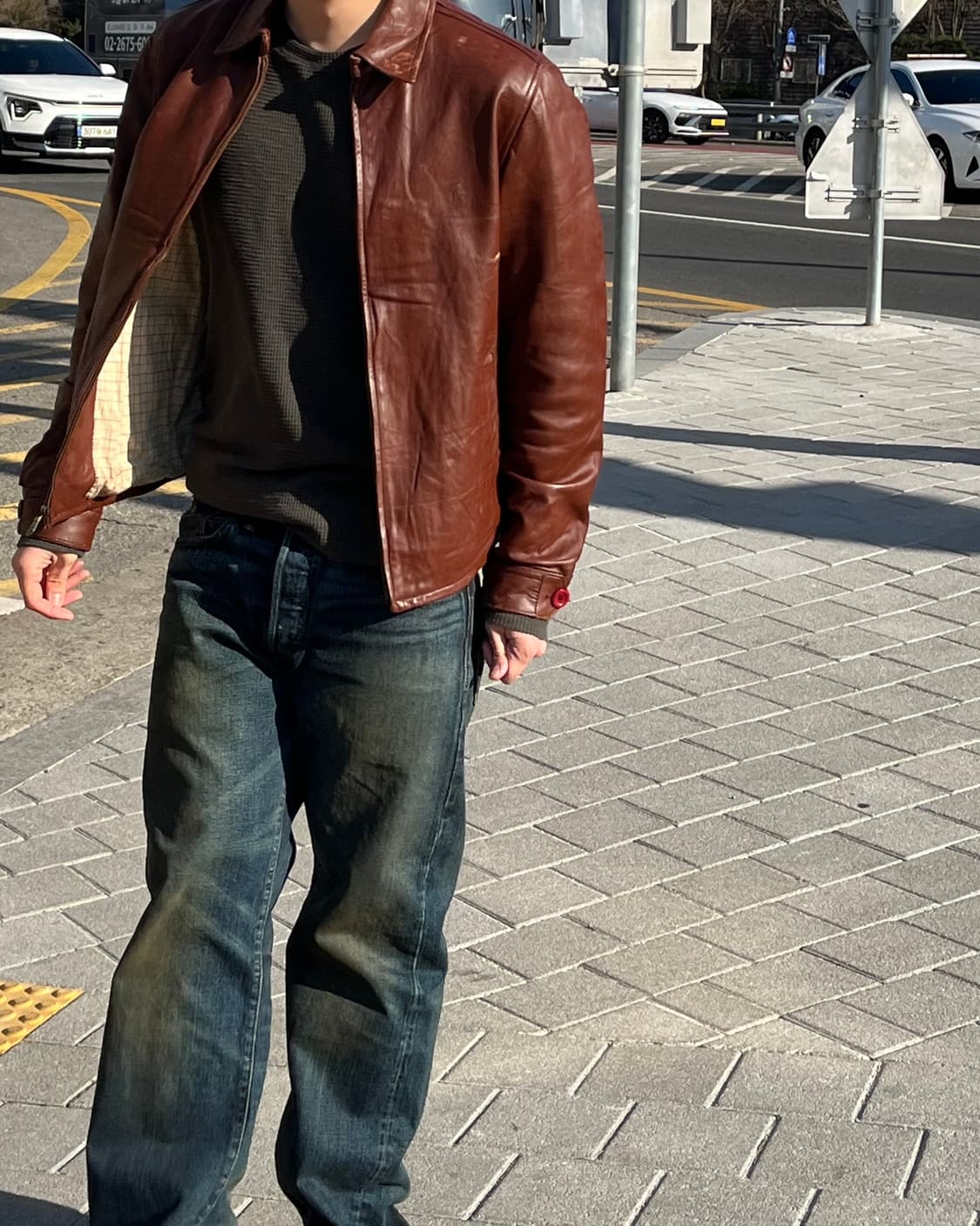 [M] 폴로 빈티지 램스킨 레더 자켓 상품이미지4