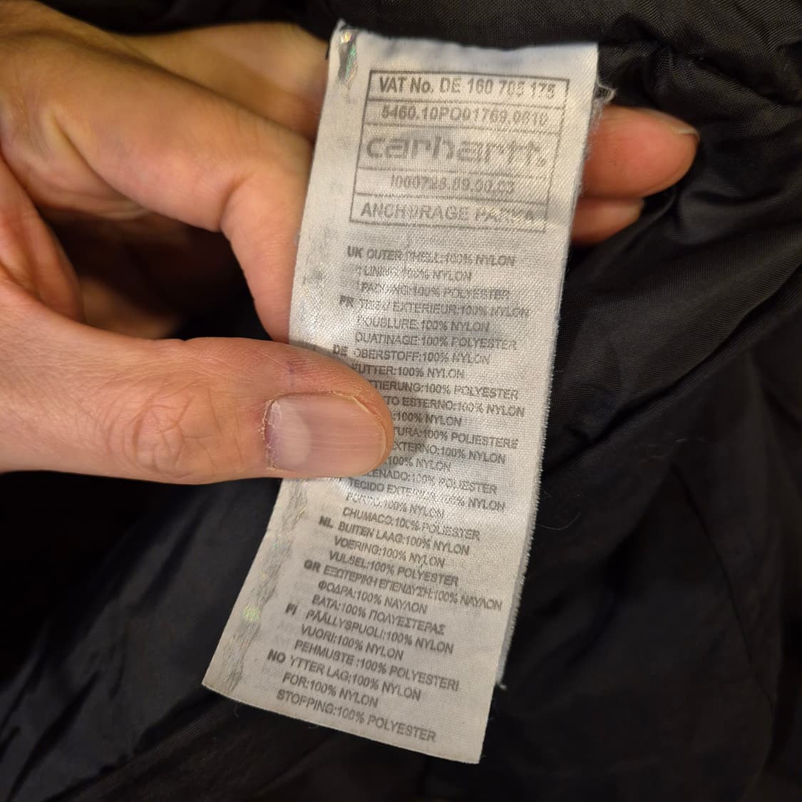 S 칼하트 블랙 패딩점퍼  상품이미지4