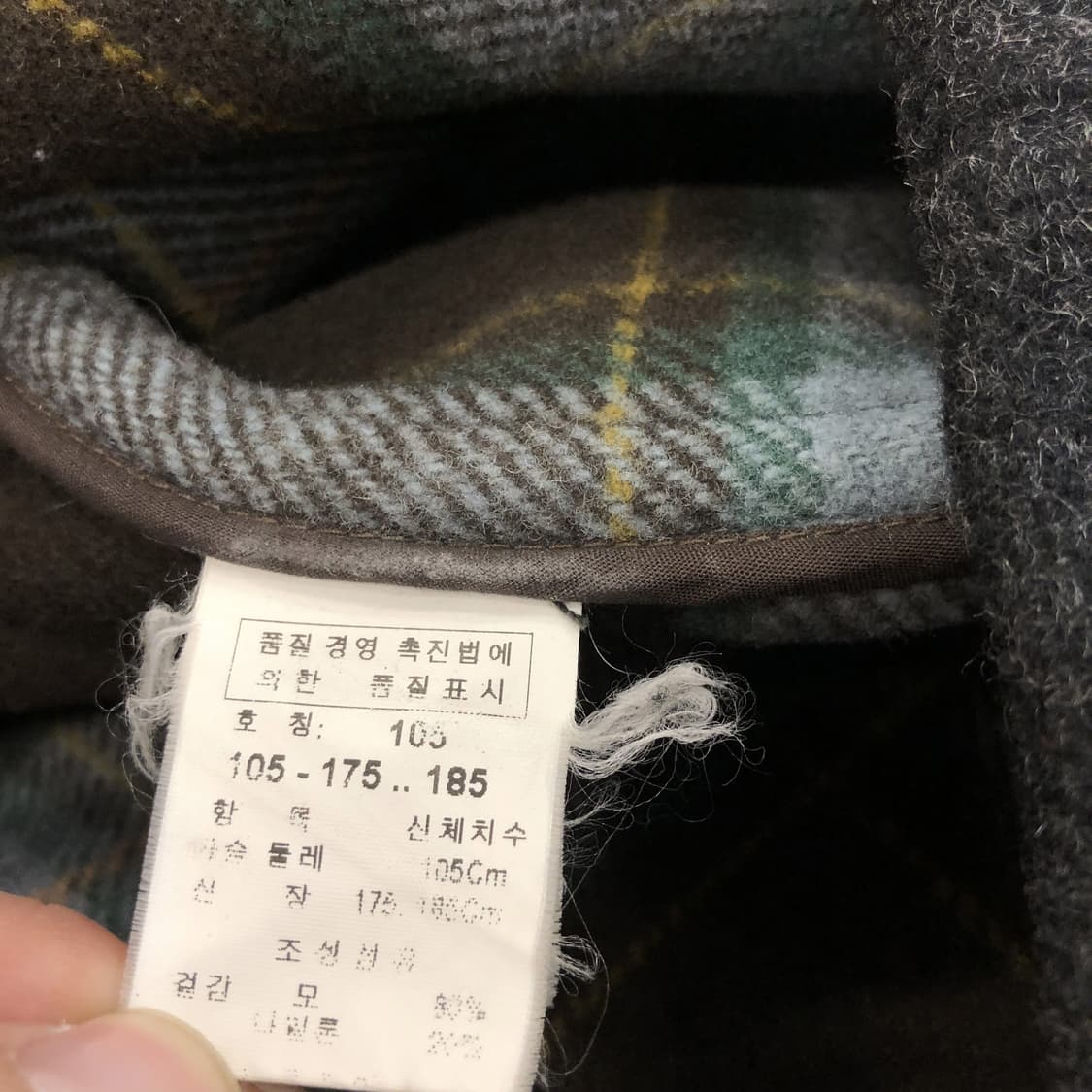 써스데이아일랜드 더플 후드코트 105  상품이미지6