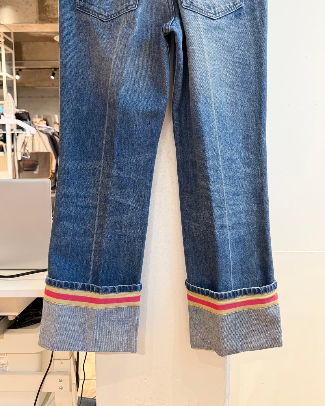 구찌 데님 롤업 스트레이트 팬츠 상품이미지8