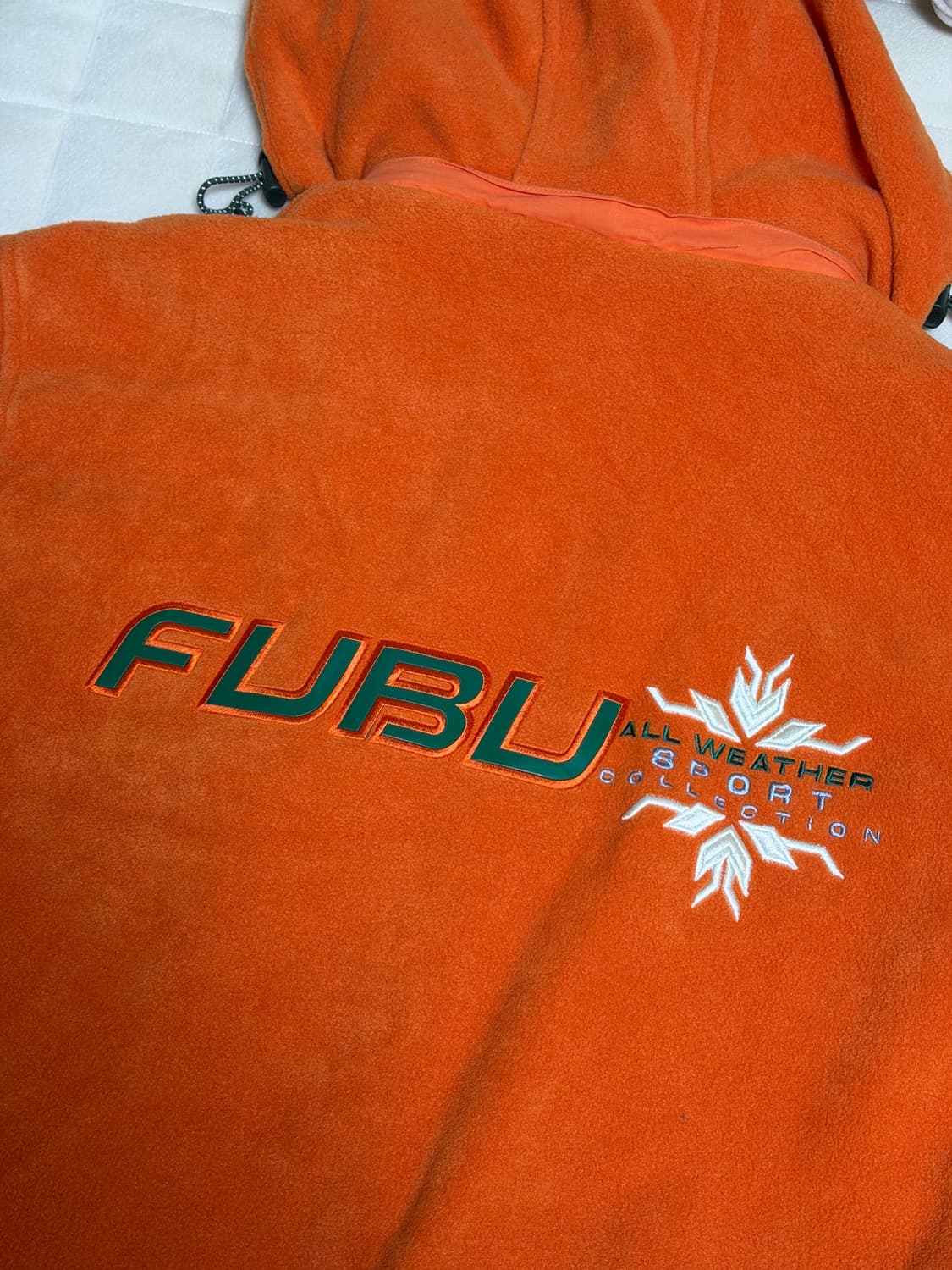 FUBU 푸부 올드스쿨 플리스 후드 아노락 상품이미지4