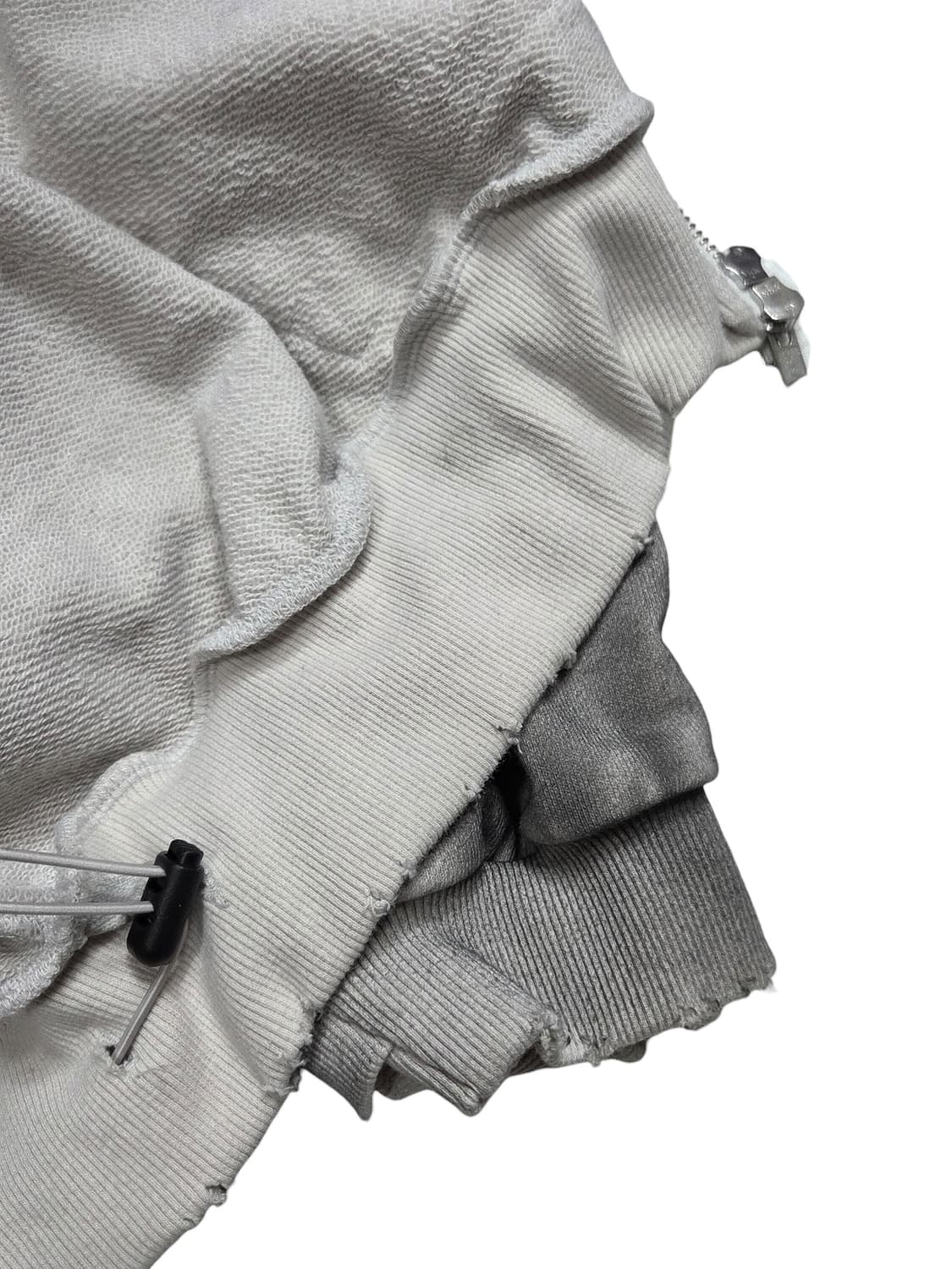 스키즘 인듀싱 라이트그레이 블랙워싱 후드집업 L 상품이미지7