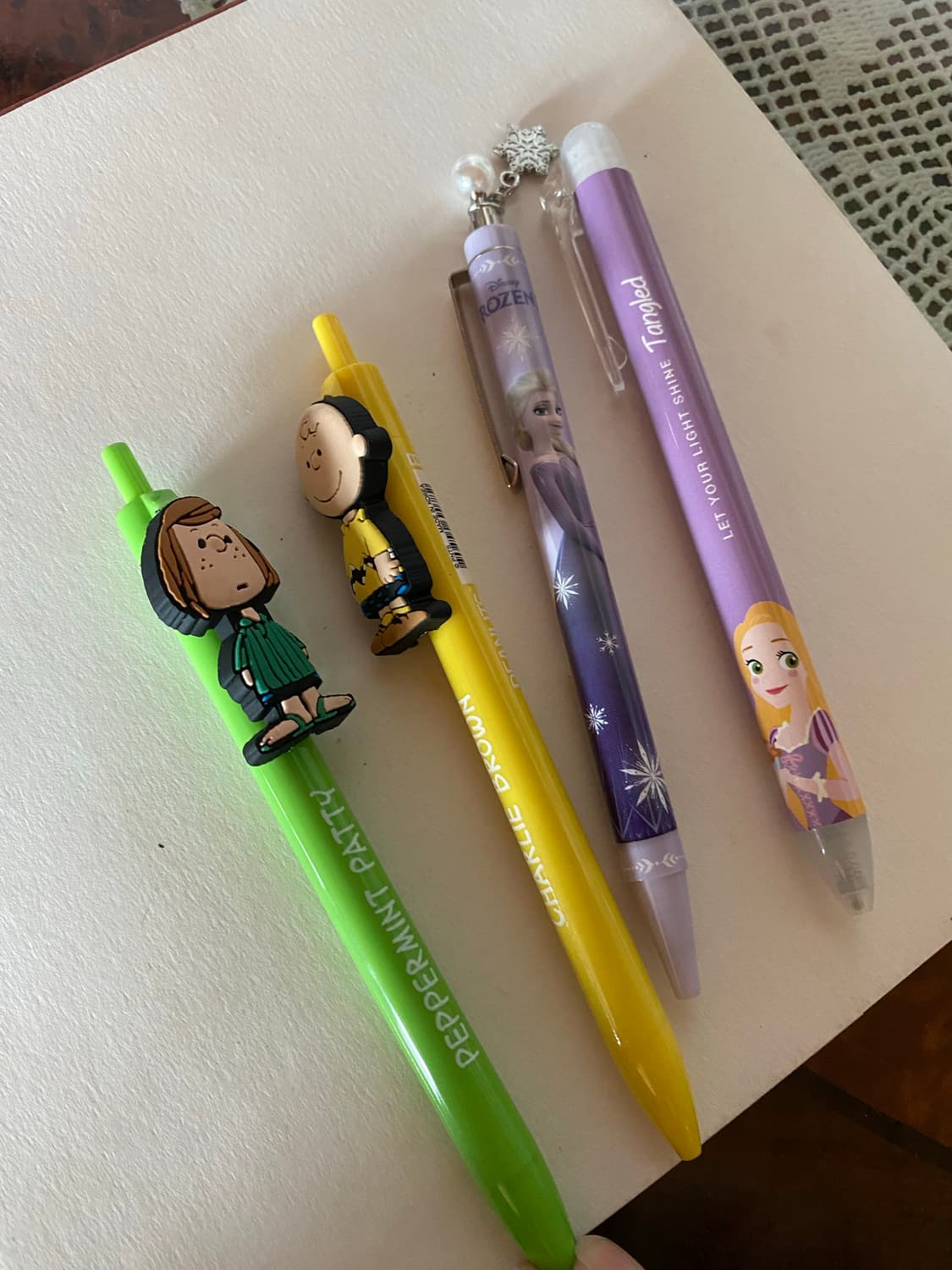 디즈니 겨울왕국/스누피 캐릭터 볼펜 세트 상품이미지3