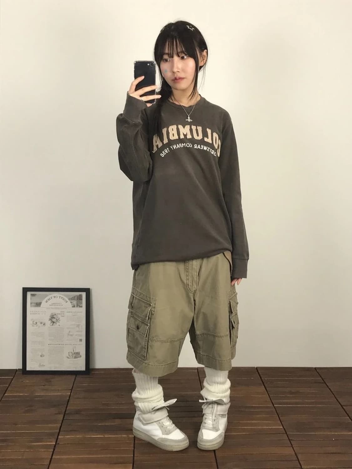Columbia Brown Logo Long Sleeve 상품이미지1