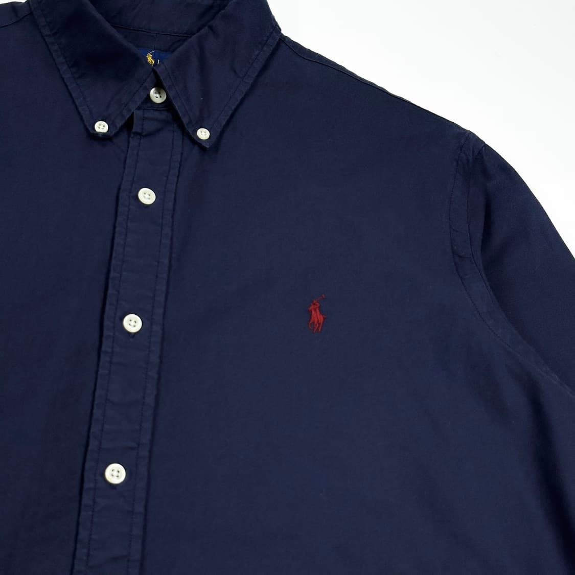 폴로 랄프로렌 클래식핏 옥스포드 셔츠 네이비 L 상품이미지3