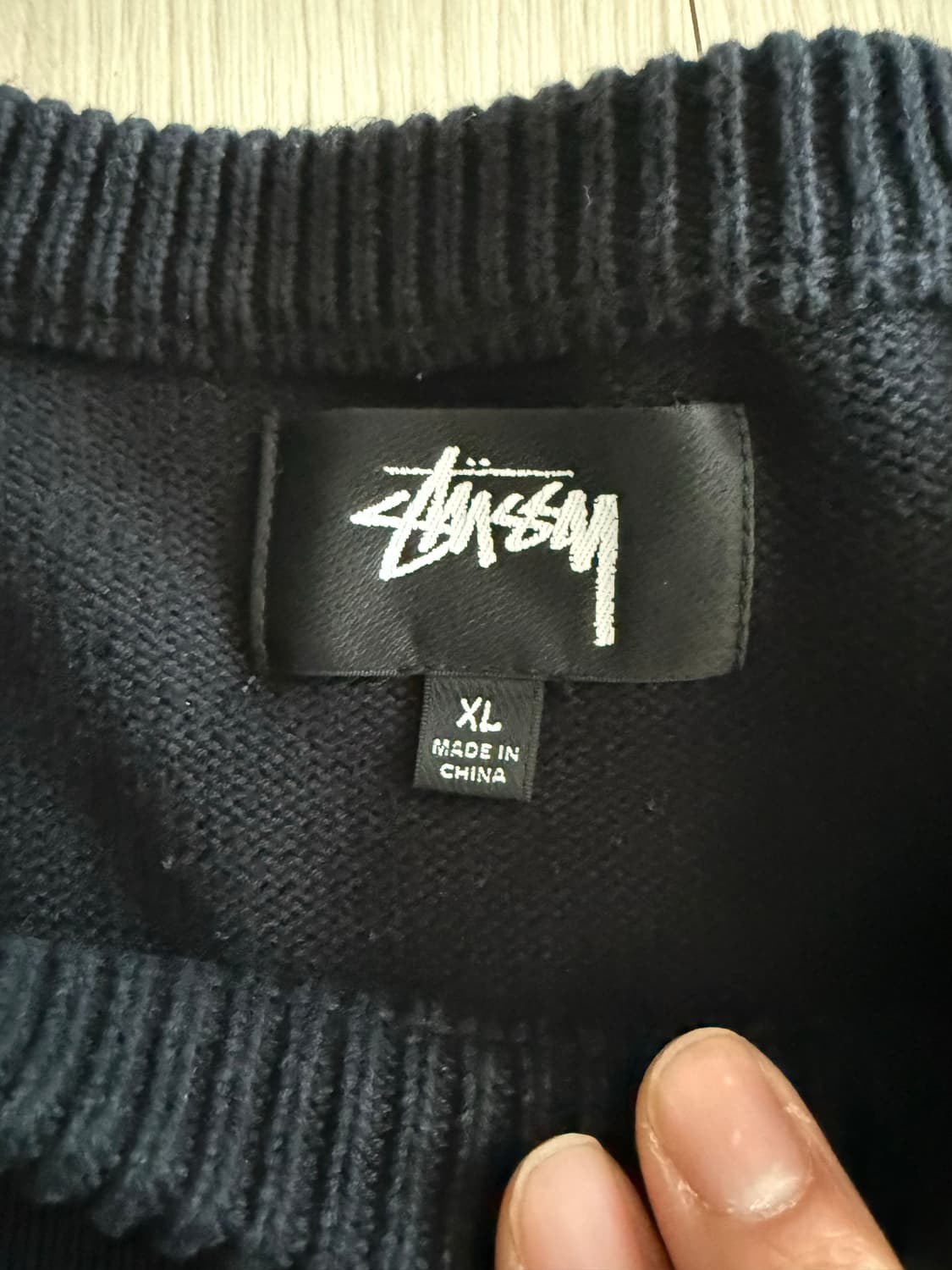 [XL] 스투시 케어라벨 스웨터 상품이미지2