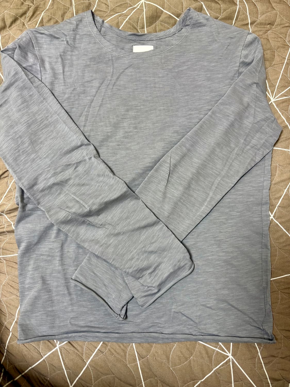 모노프리베 Textured Roll Long Sleeve CoolGrey 상품이미지2