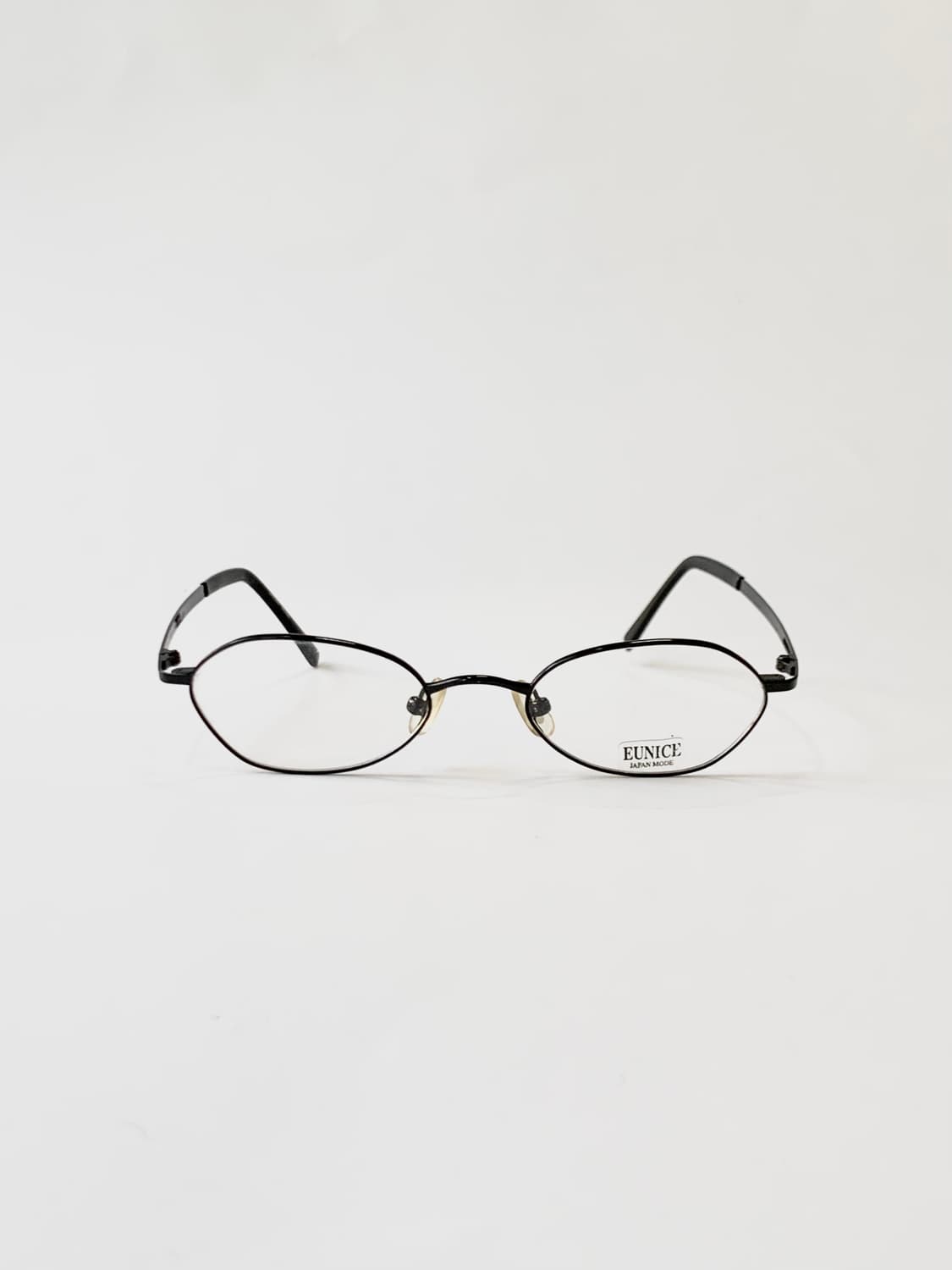 [픽키-658] 👍🏻블랙 오벌 메탈 안경 얇은 라운드 메탈 japan 상품이미지1