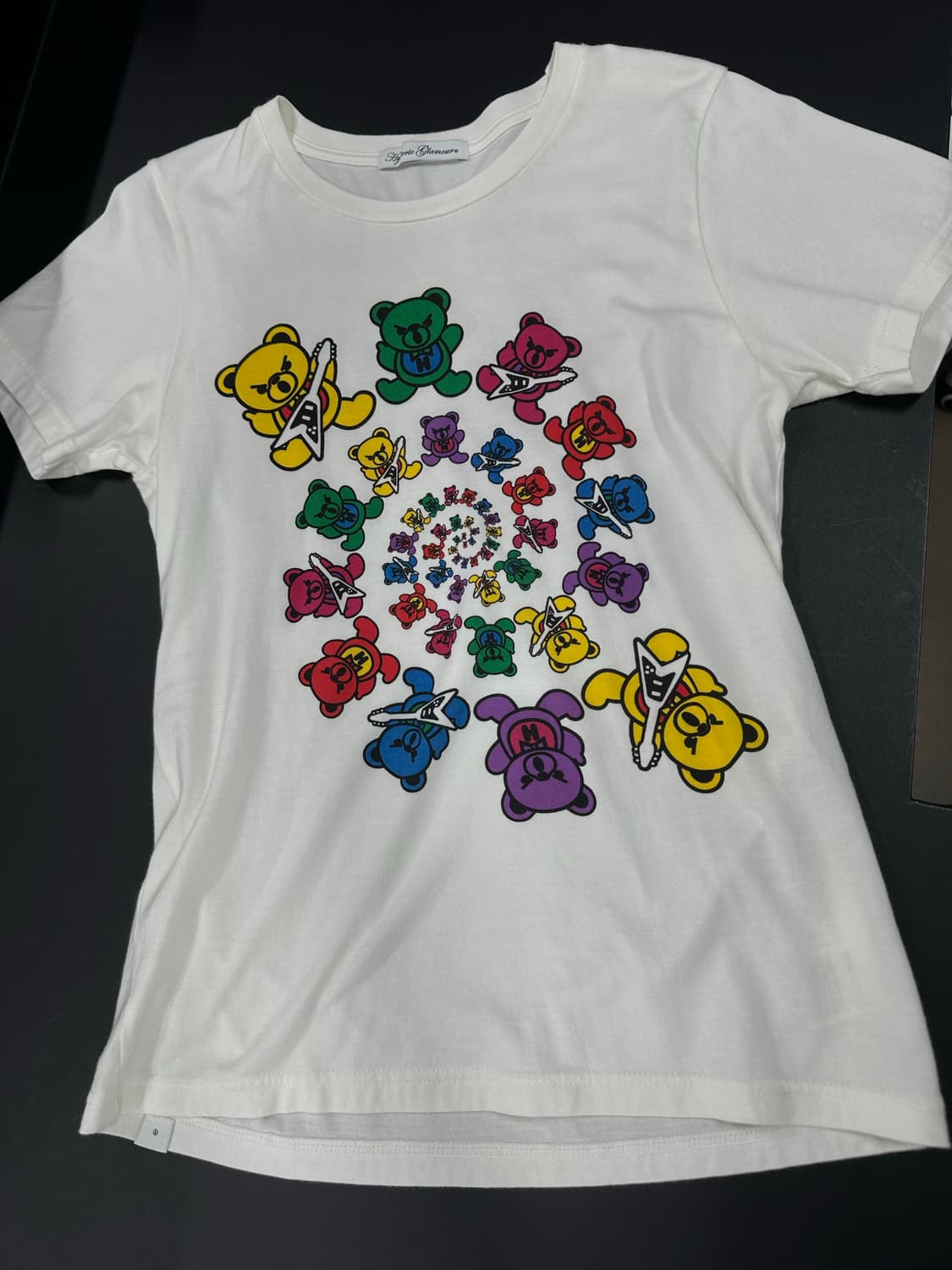 히스테릭 글래머 퍽베어 Must Get Stoned 그래픽  백로고 반팔 상품이미지5