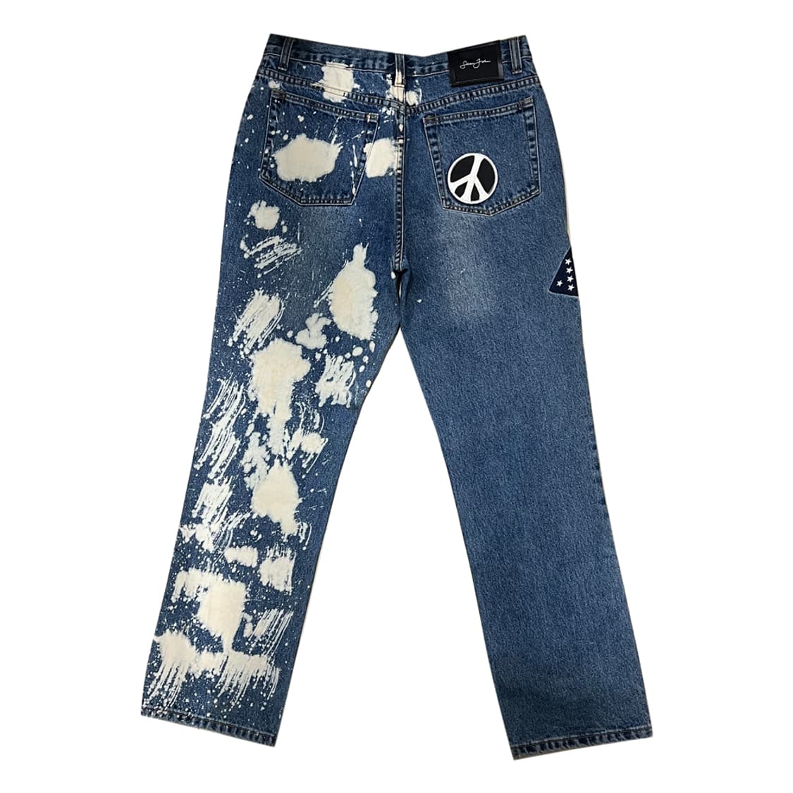 Sean John 션 존 빈티지 성조기 패츠워크 데님 팬츠 청바지 34 상품이미지3