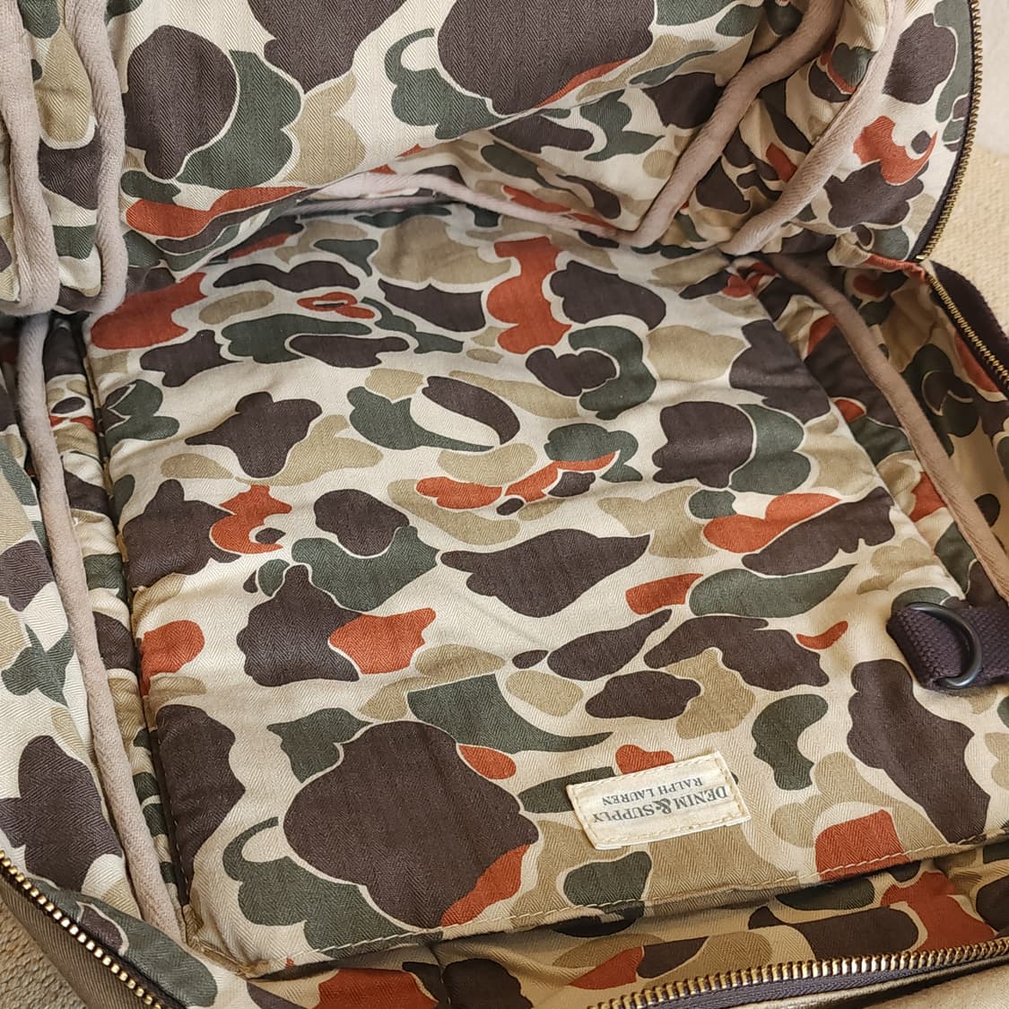 폴로 데님앤서플라이 밀리터리 백팩 캔버스 레더 백팩 상품이미지9