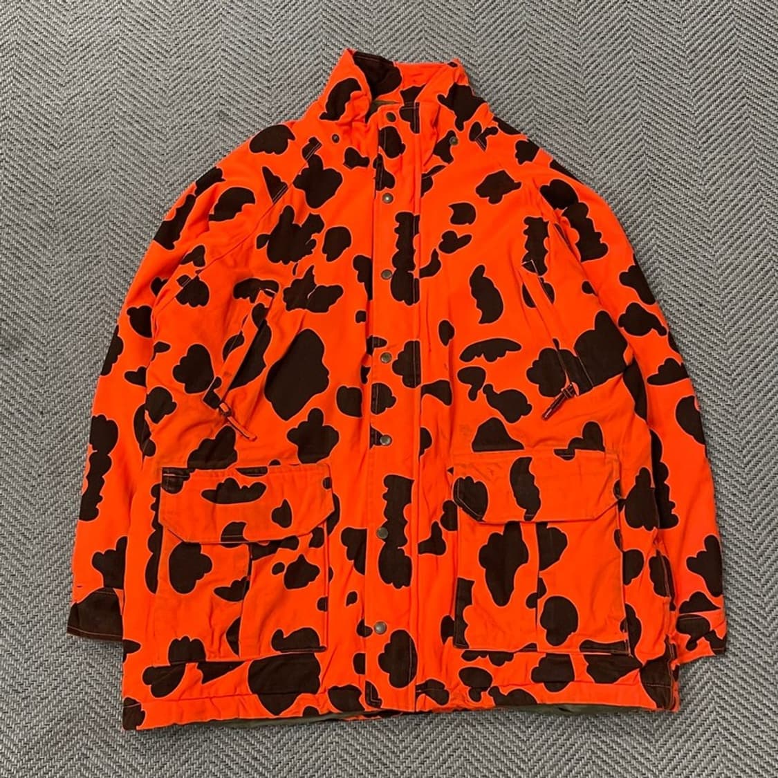 Mountin prairie 패턴 패딩 v0052 상품이미지1