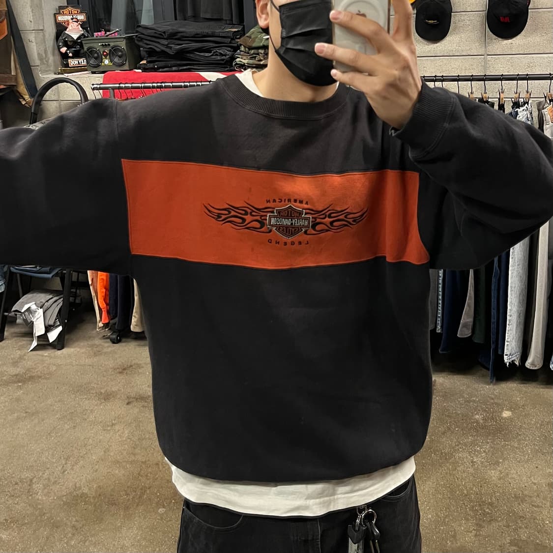 할리데이비슨 플레임 스웻셔츠 (105) 상품이미지2