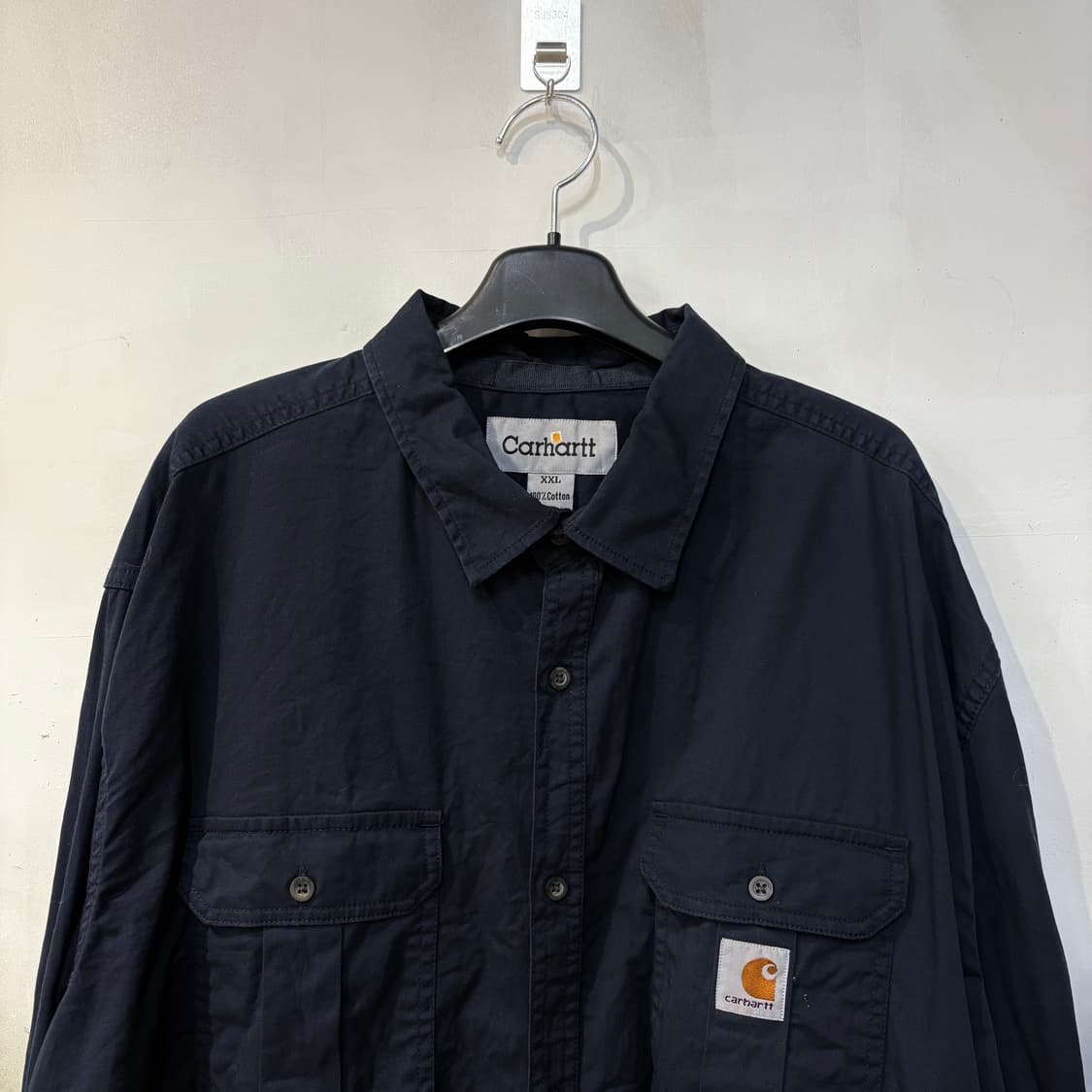 칼하트 셔츠 XXL 네이비 상품이미지3