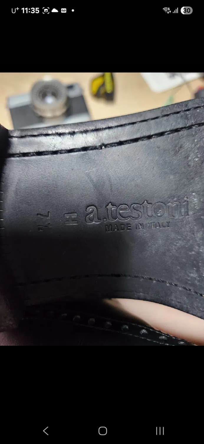 a.restoni 아테스토니 윙팁 브로그 첼시부츠 테스토니 구두 상품이미지9