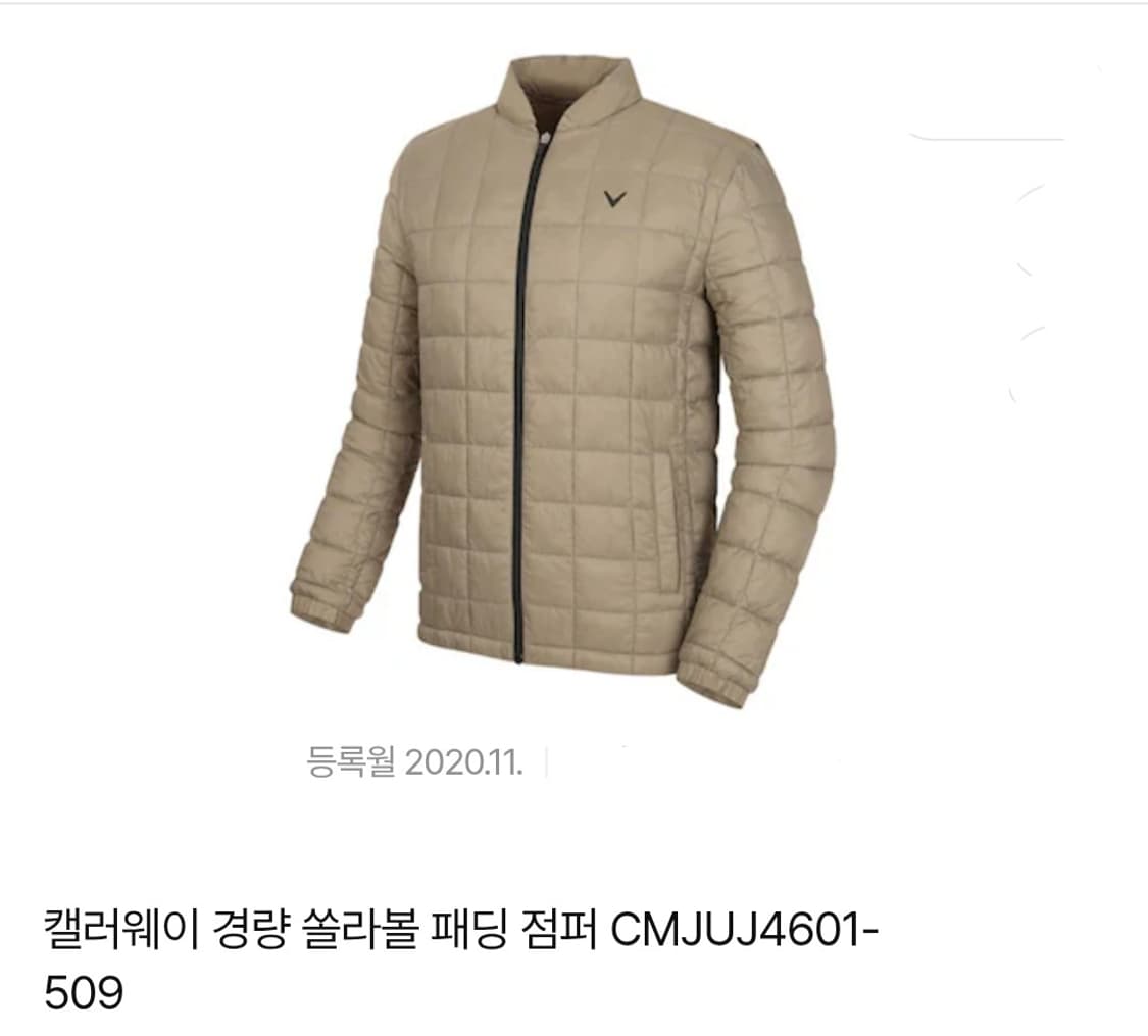 Callaway 20FW 캘러웨이 경량 쏠라볼 패딩 점퍼 / 남 100
 상품이미지2