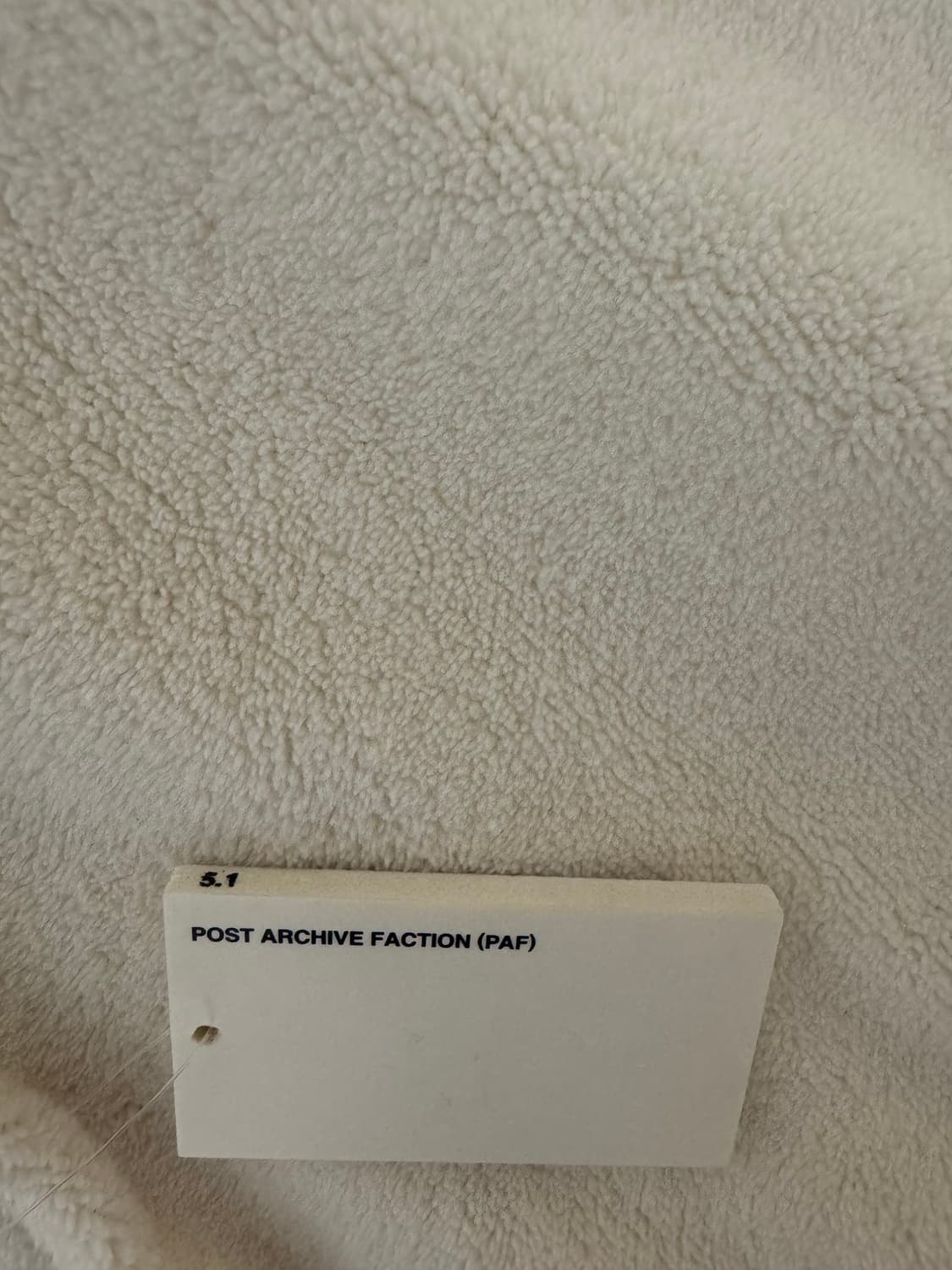 paf 5.1 hoodie 파프 5.1 후드 (M) 택 포함(ivory) 상품이미지2