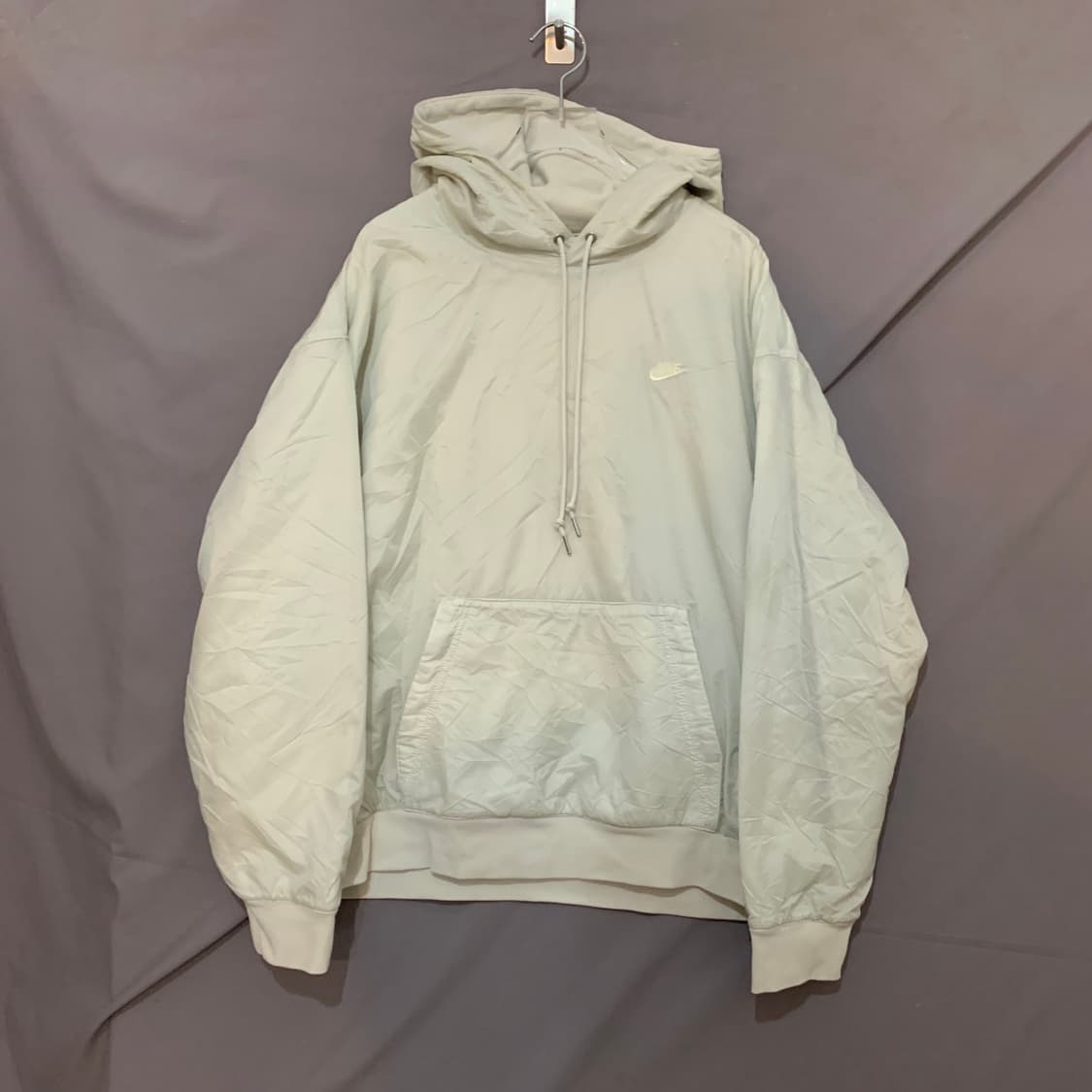 XL 나이키 CIRCA 라인드 윈터라이즈드 풀오버 우븐 후드티 상품이미지3