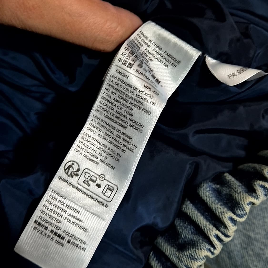 Levis 리바이스 웨스턴 데님 패딩 점퍼 상품이미지7