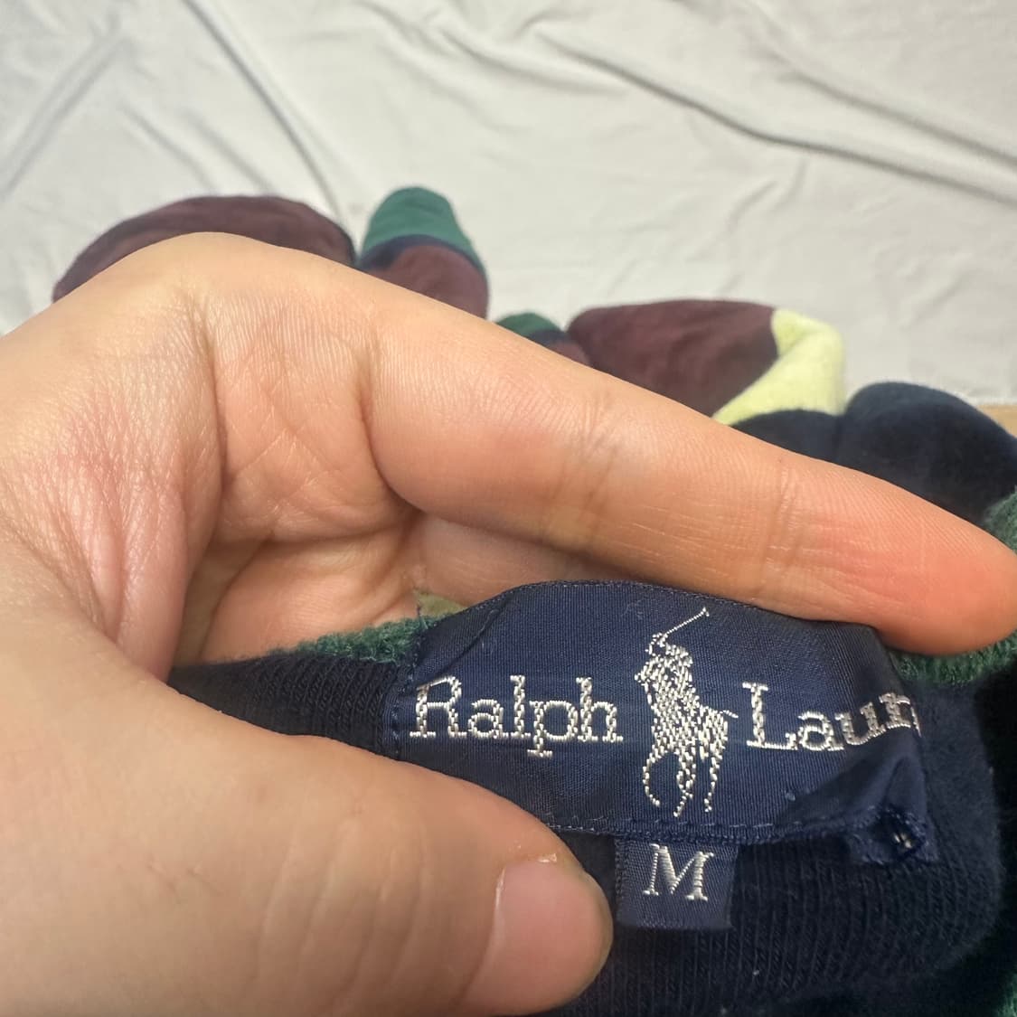 폴로 랄프로렌 일본판 벨벳맨투맨 M 상품이미지3