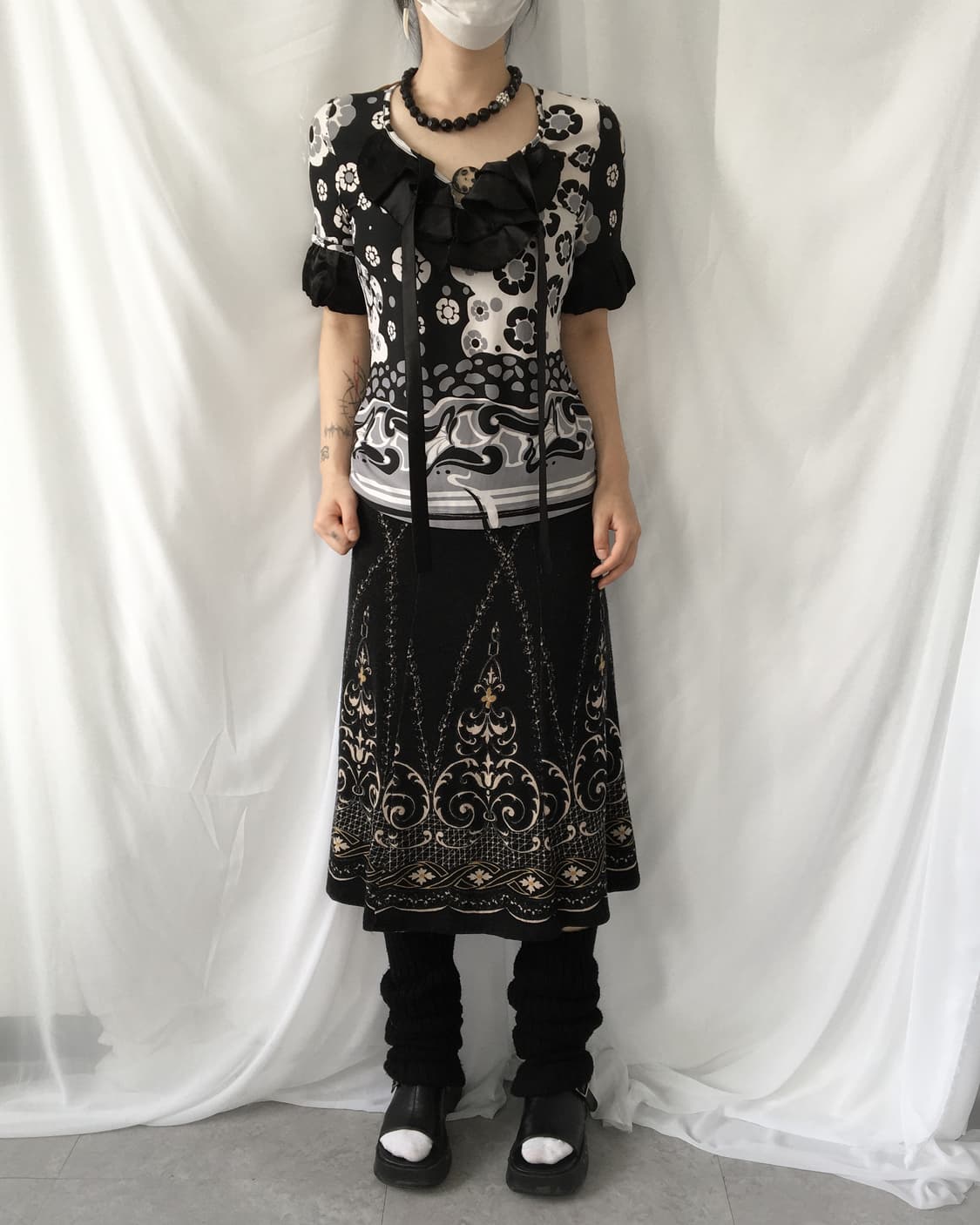 Pattern top 상품이미지1