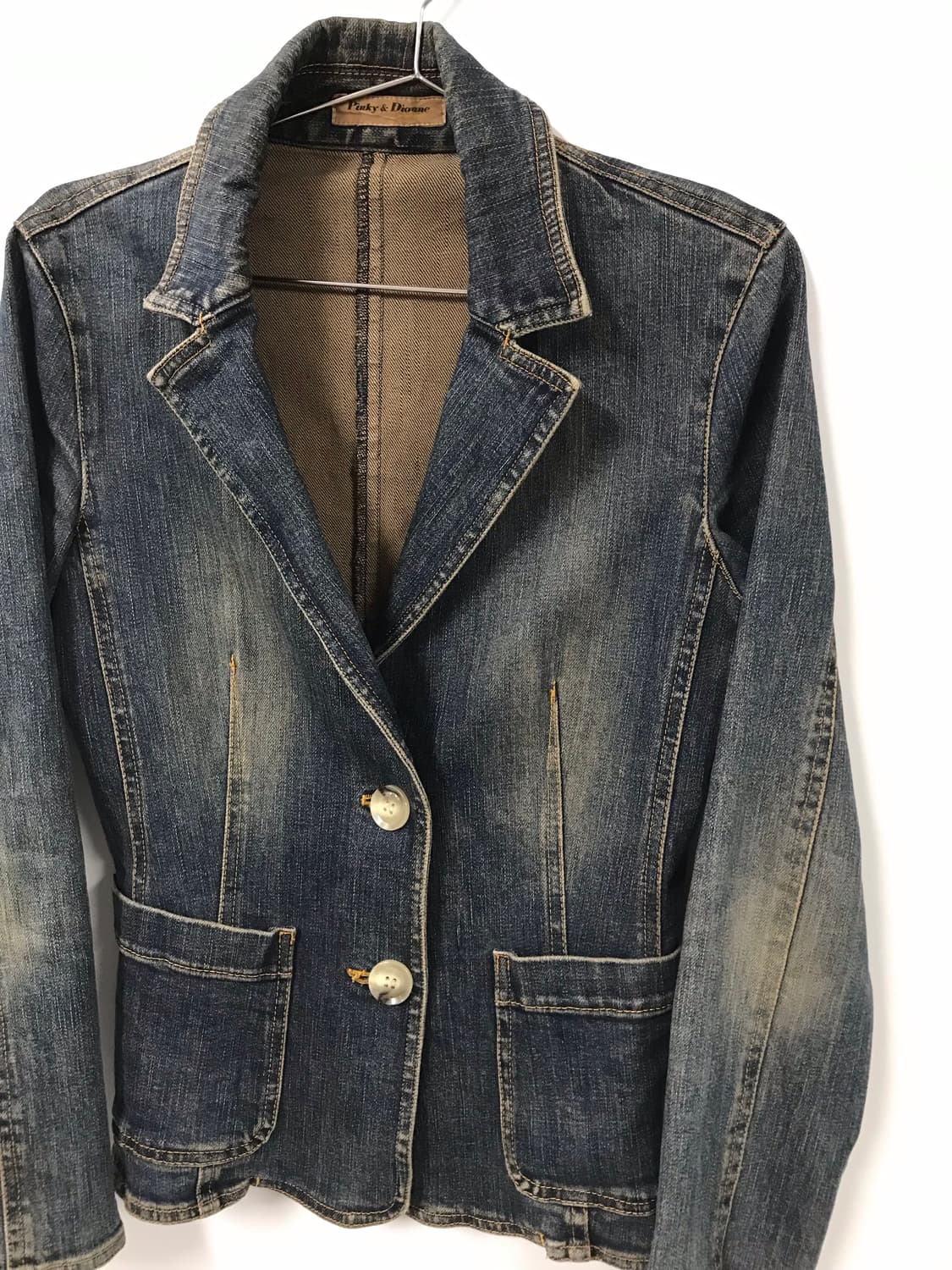 빈티지 테일러 데님 자켓 상품이미지4