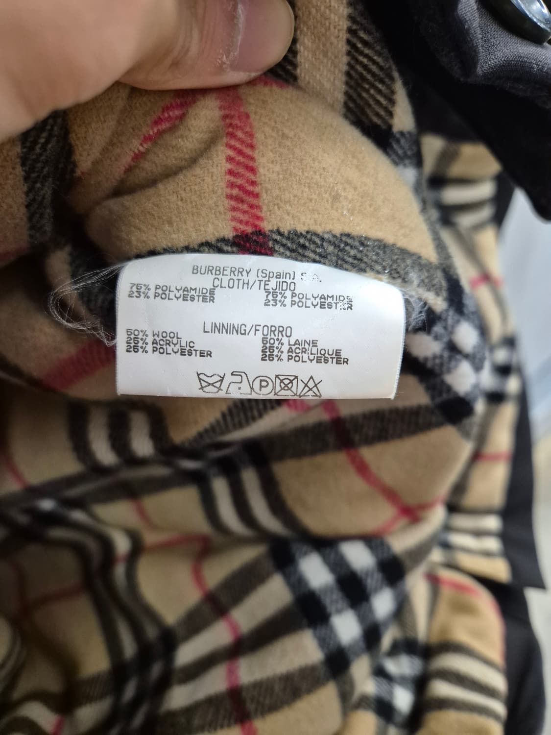 버버리 런던 클래식 래글런 자켓 L 상품이미지6