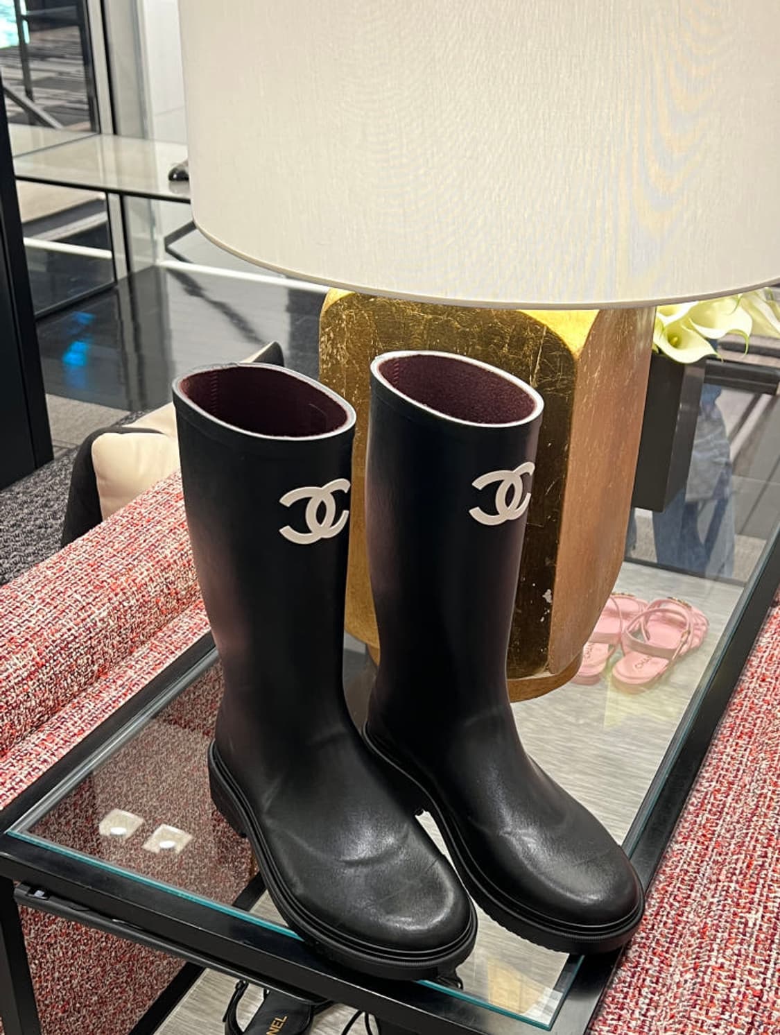 샤넬 레인부츠 러버부츠 37, 38 새상품 풀셋 상품이미지1