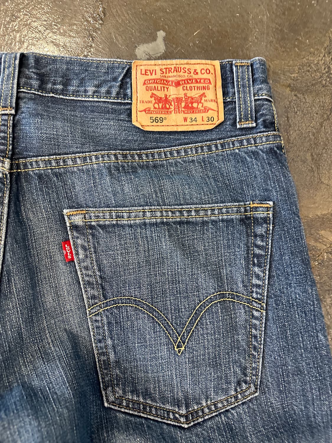 00s Levis 리바이스 569 W34 L30 상품이미지6