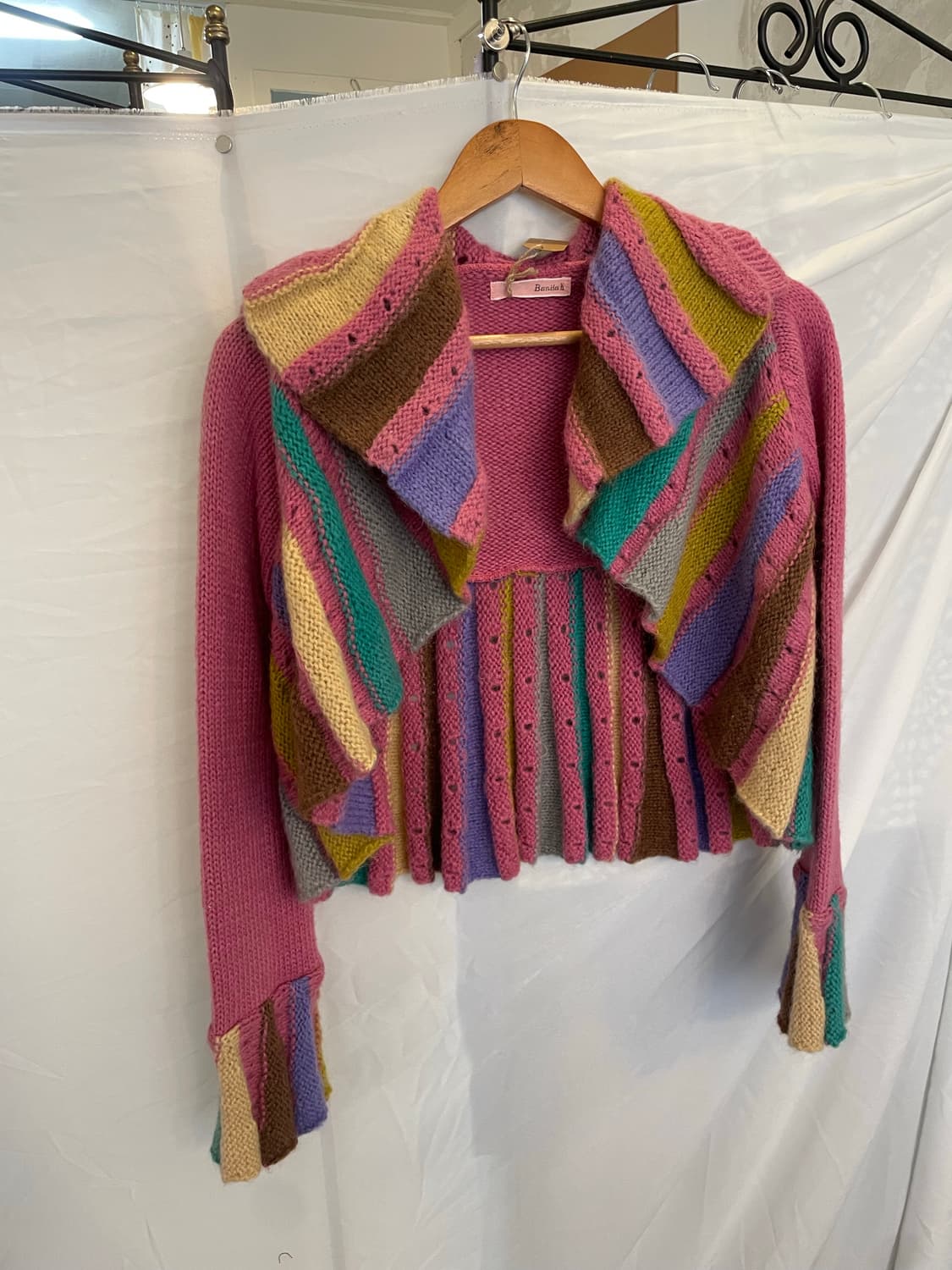 빈티지 니트 오픈 뜨개 가디건 상품이미지1