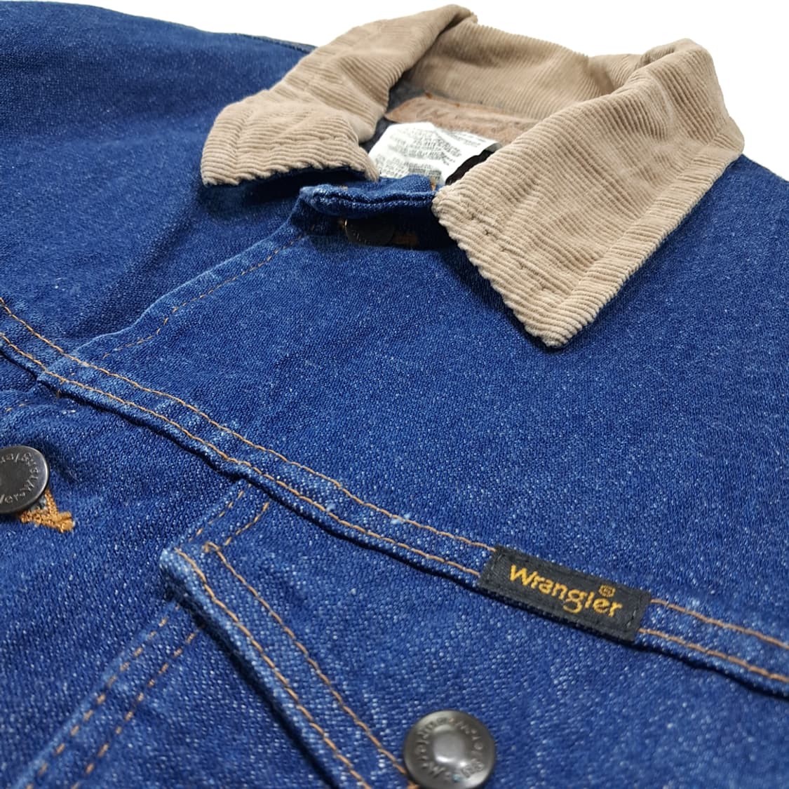 CL236 2XL 랭글러 90s 멕시코판 블랭킷 인디고 데님 자켓 상품이미지6