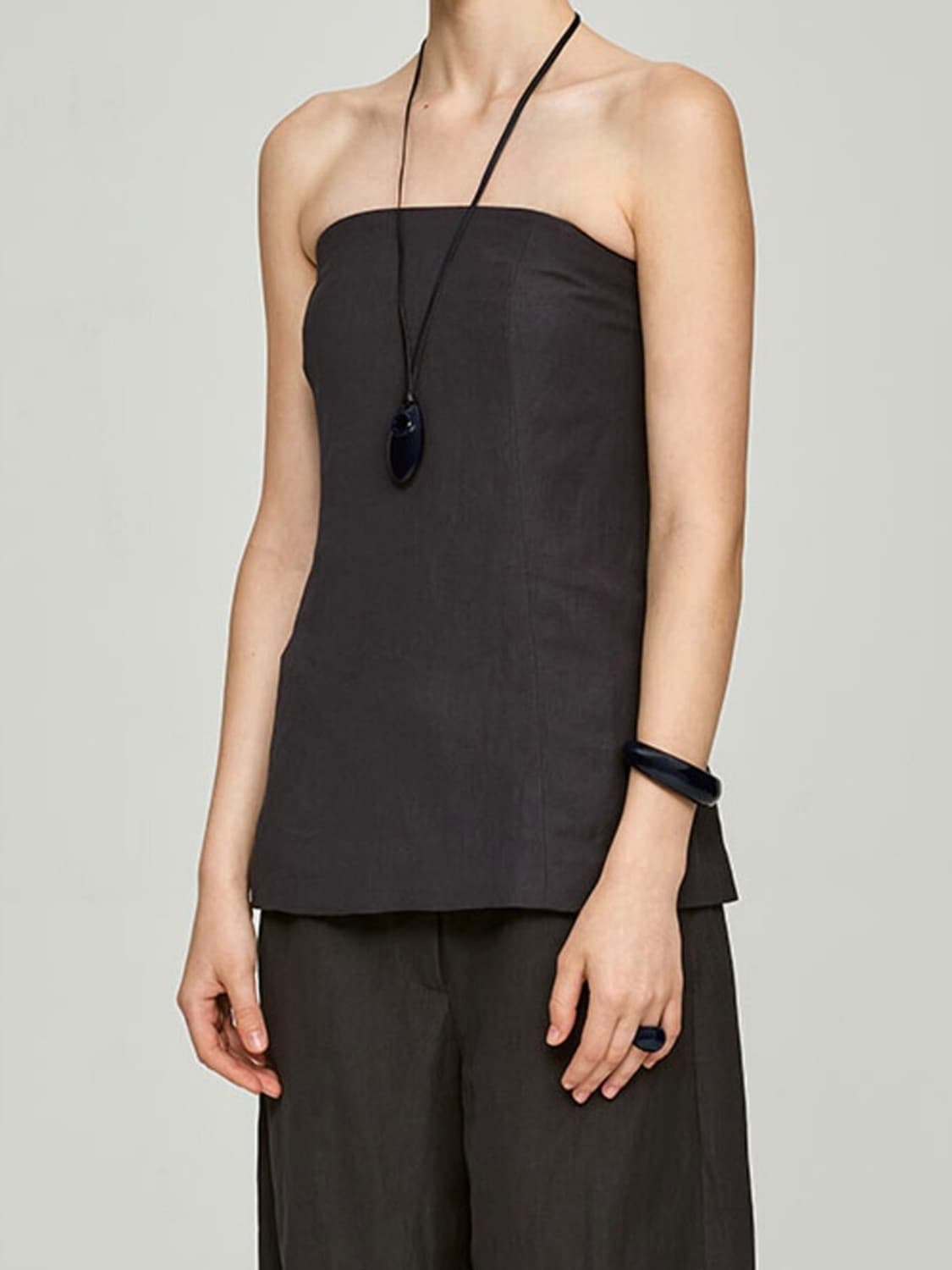 PLOW 플로우 호마이카 목걸이 NAVY 상품이미지3