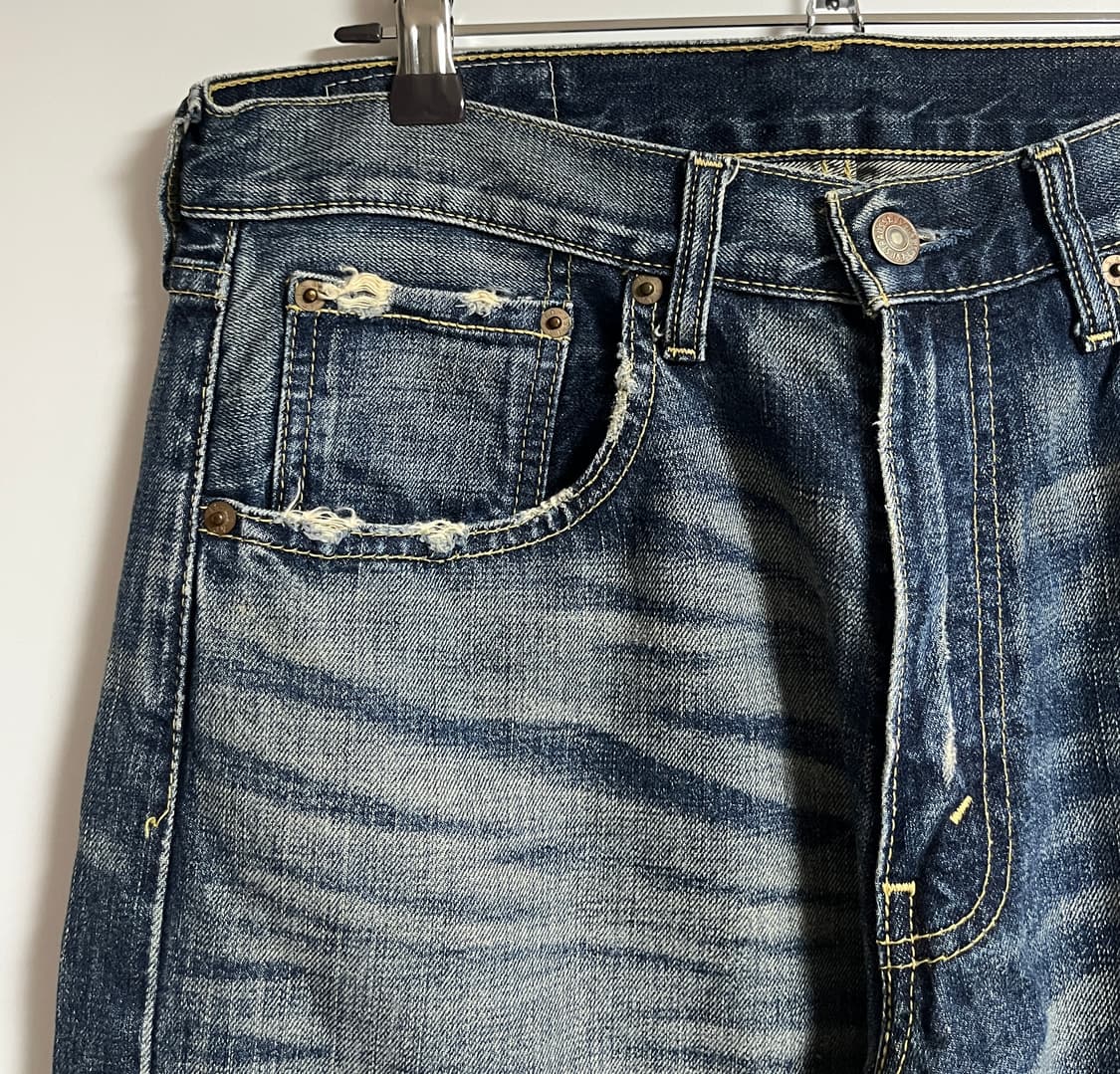 리바이스 503 워싱 와이드데님 팬츠 청바지 32 상품이미지5