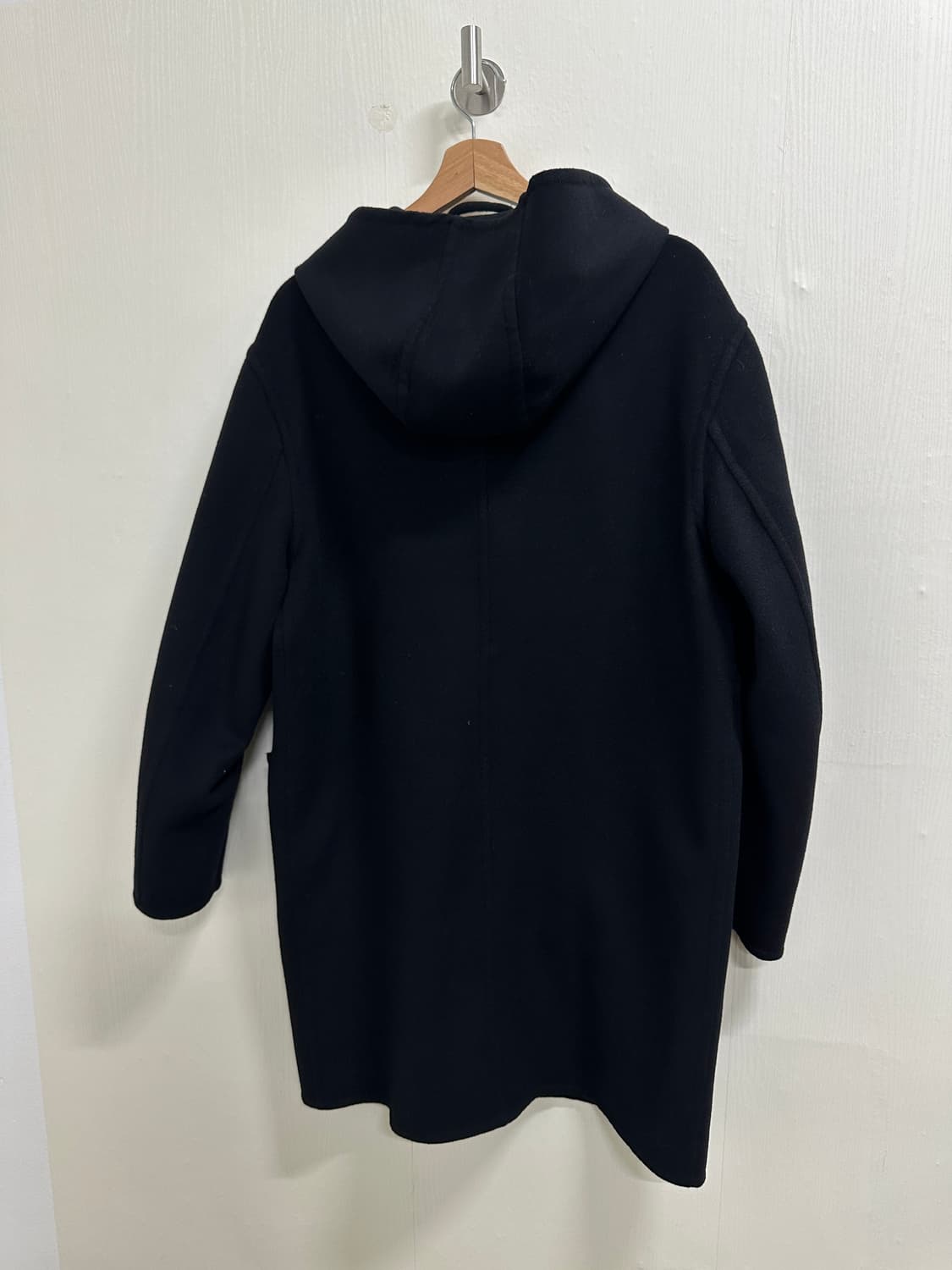 TI FOR MEN 캐시미어 후드 코트 블랙 L 상품이미지7