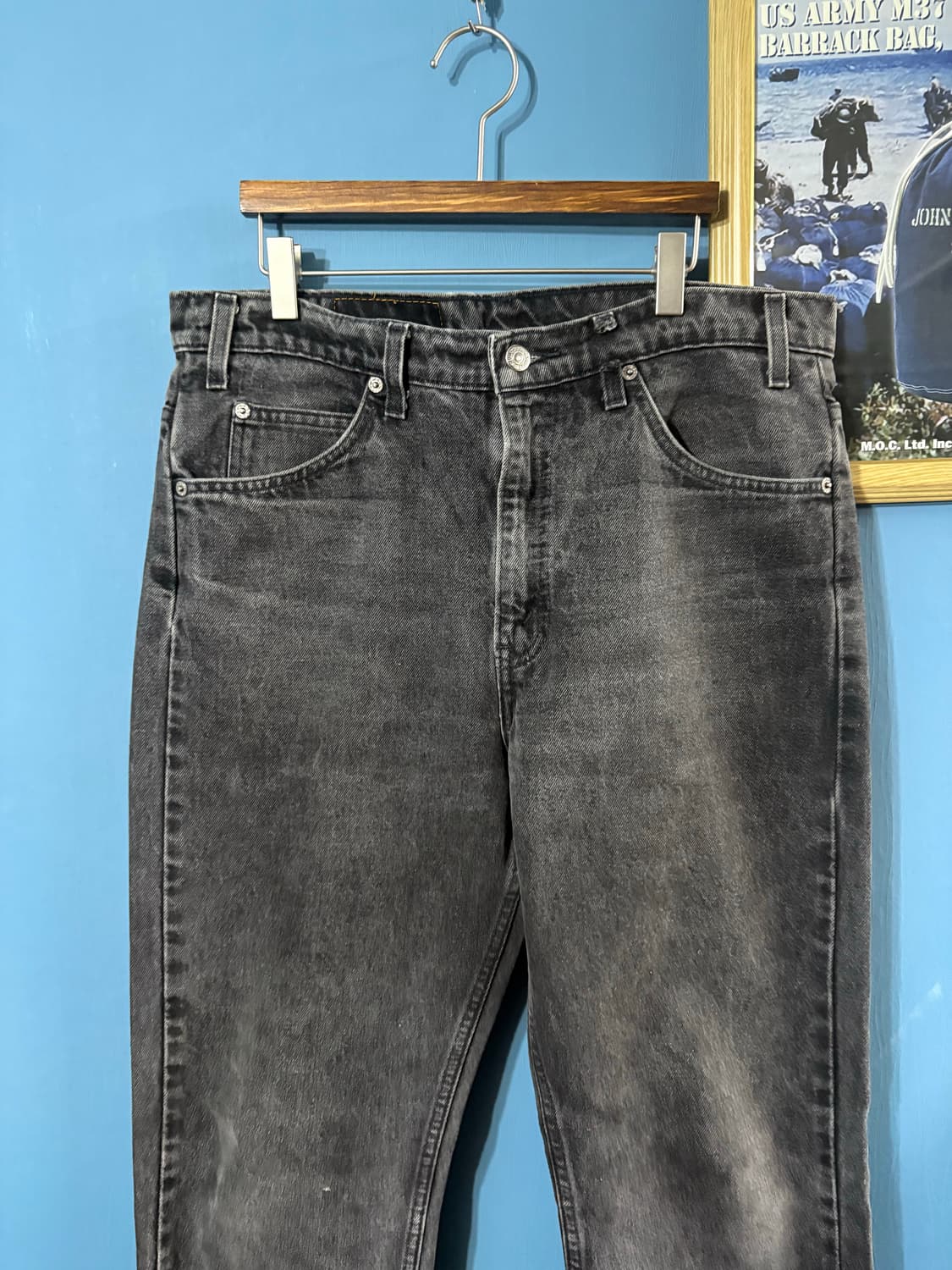 90‘s  Levis Black 505 Orange tab Denim  상품이미지2