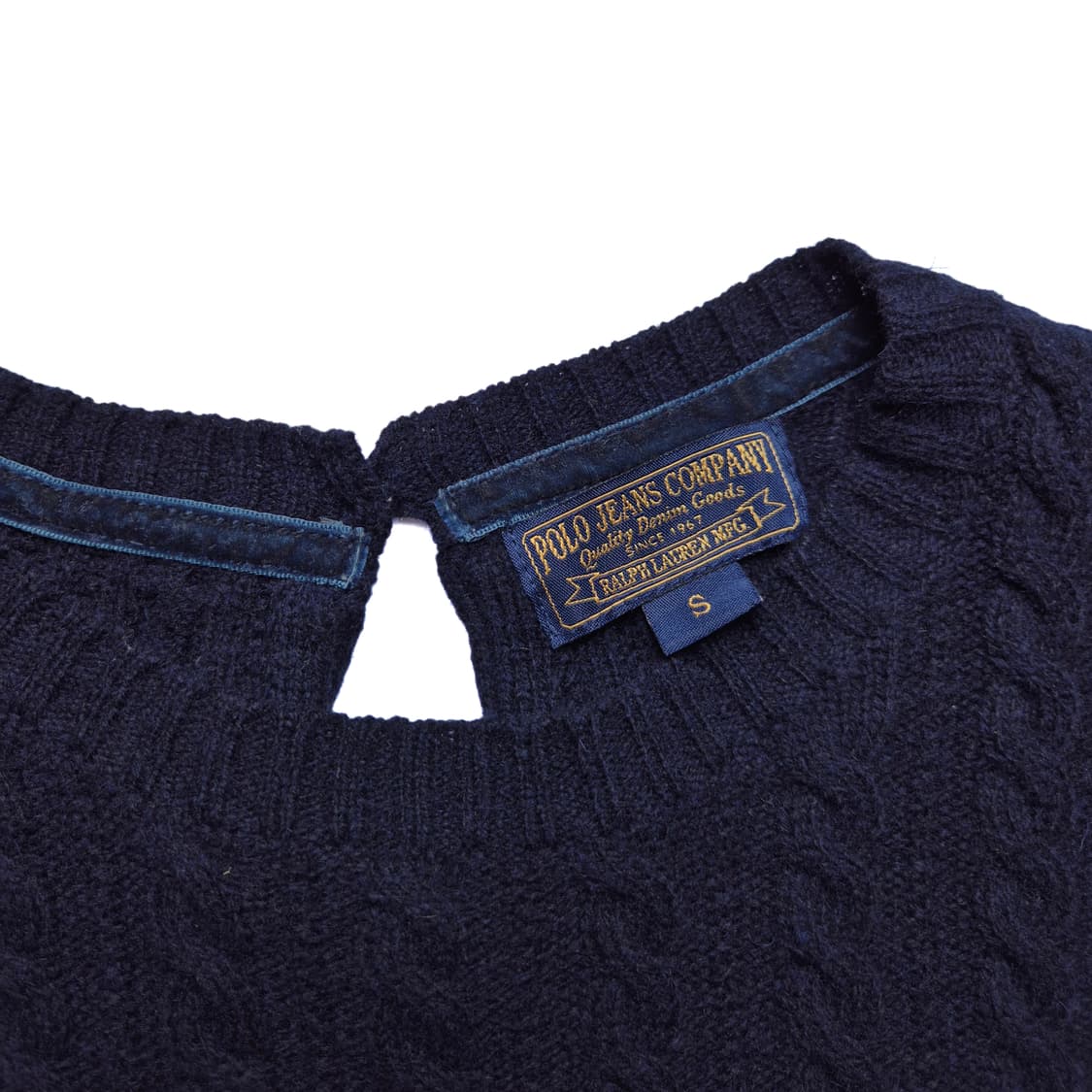 [S] 폴로 진스 컴퍼니 엘보우 디테일 케이블니트 상품이미지6