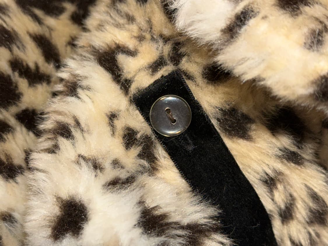 리즈리사 트라라라 트라라 갸루 호피 레오파드 히메 퍼코트 자켓 빈티지 상품이미지4