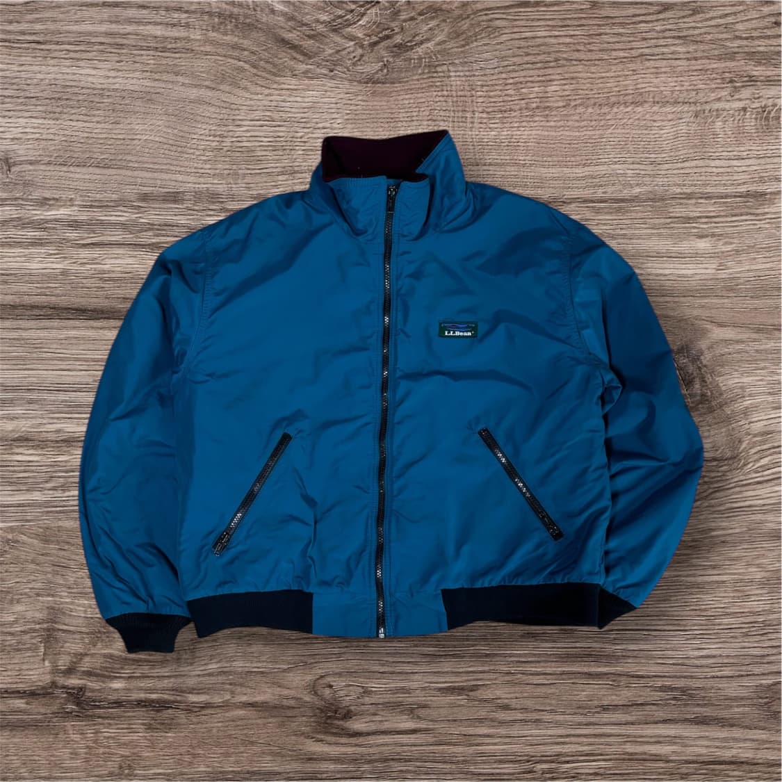 8-90s L.L.Bean Fleece Warm Up Jacket 상품이미지1