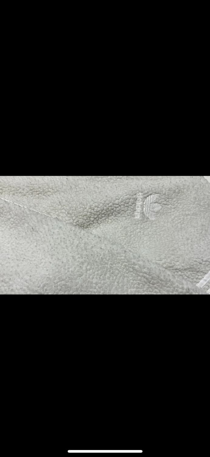 아디다스 화이트 뽀글이 자켓 올화이트 후리스 트랙탑 대장 상품이미지4