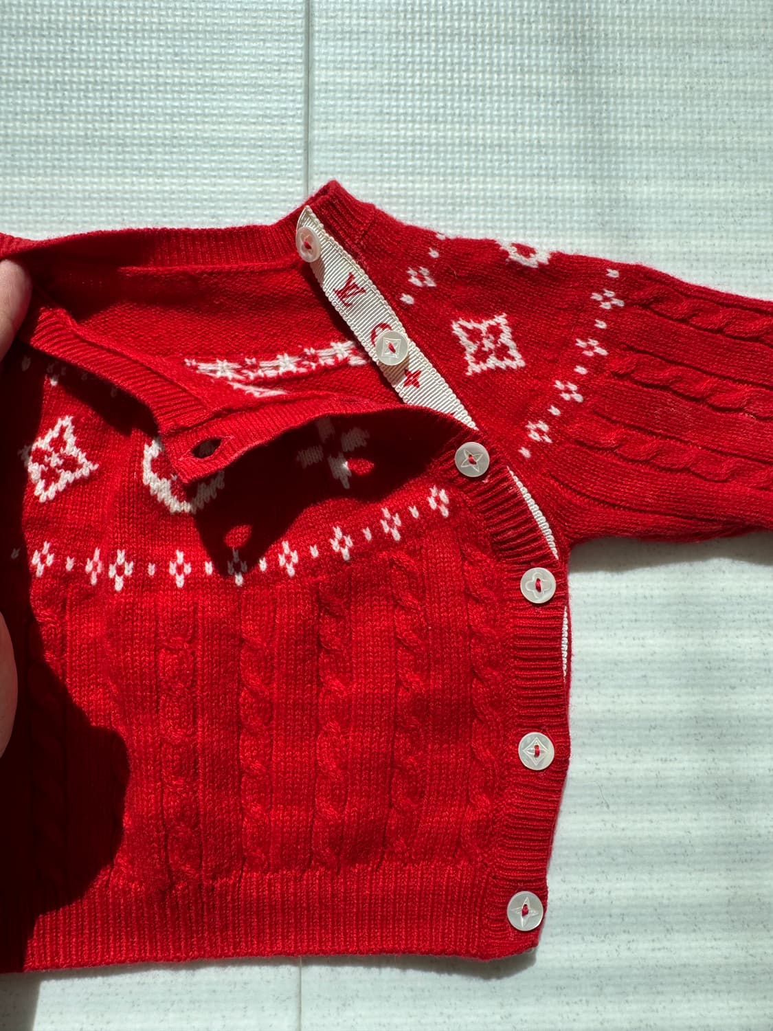 루이비통 아기용 캐시미어 셋업 6m 상품이미지4