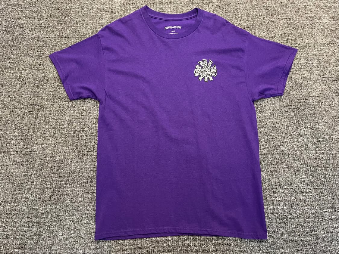 [100] Fucking Awesome 퍼플 반팔티 L  상품이미지1