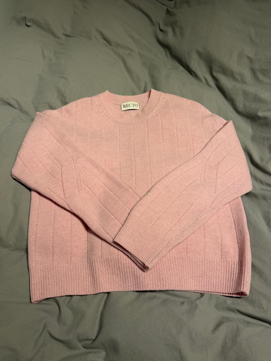 렉토 러블리 라운드넥 니트 M 상품이미지2