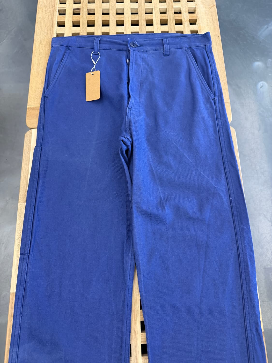 WASHED OLD VINTAGE PURPLE NAVY 프렌치워크팬츠 상품이미지3