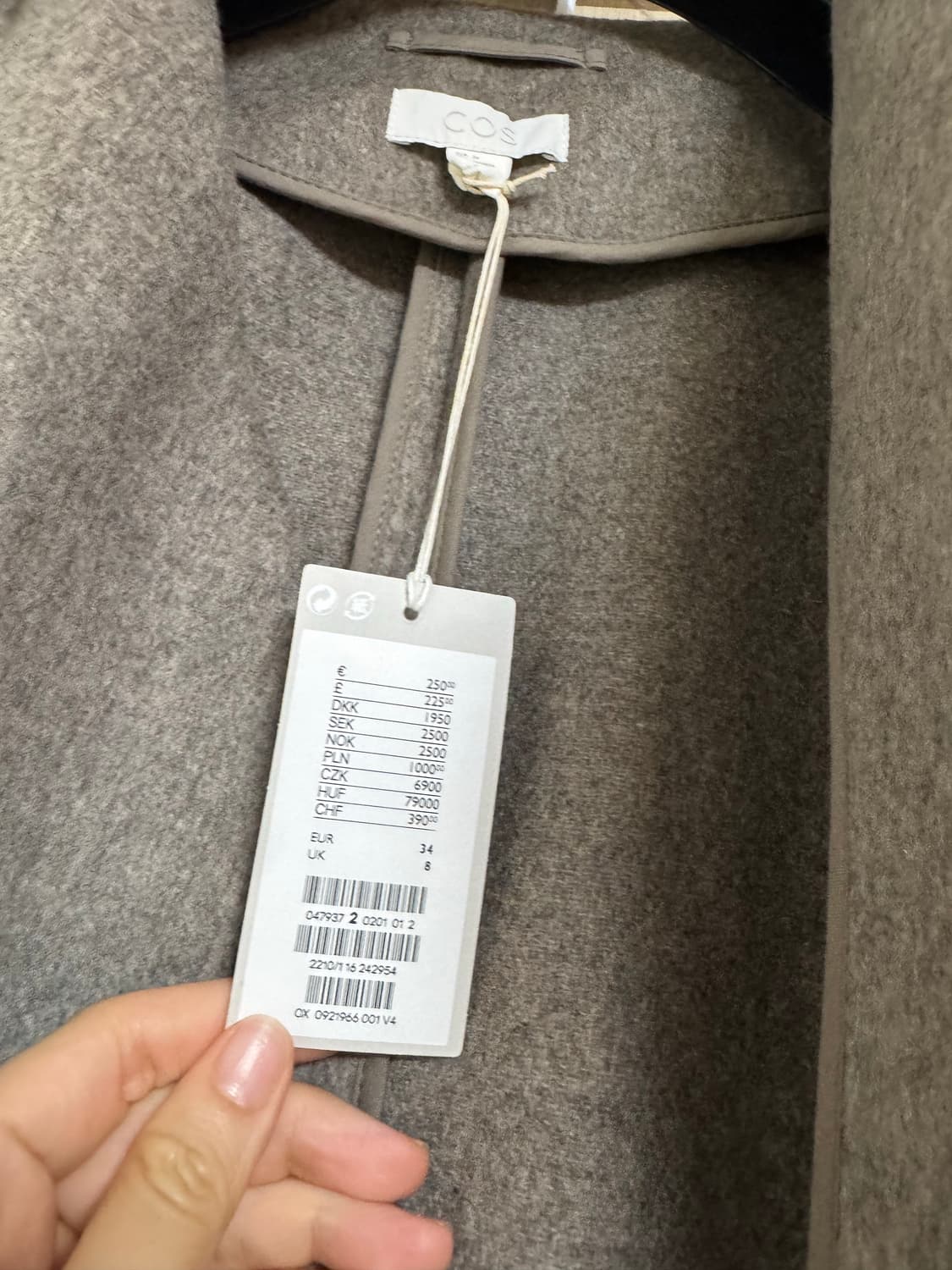 cos 코스 울 믹스 벨티드 코트 34 상품이미지3