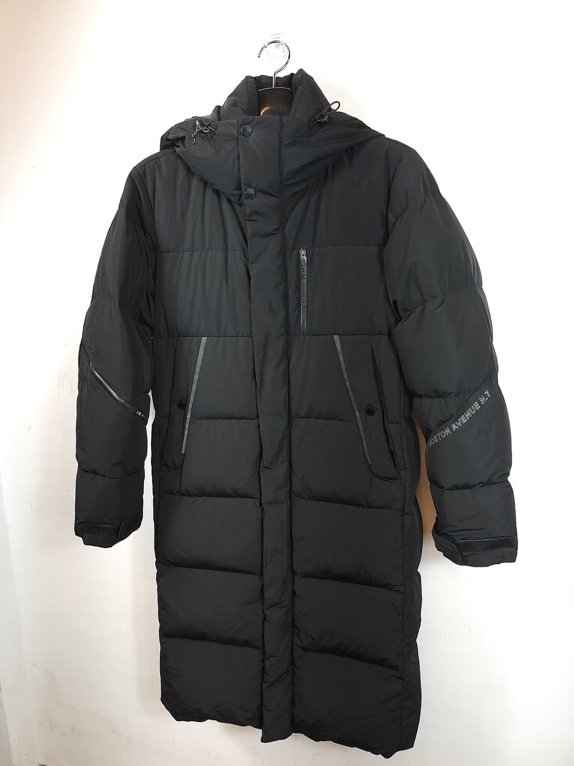 폴햄 구스롱패딩 S (90) 블랙 새제품급 상품이미지2