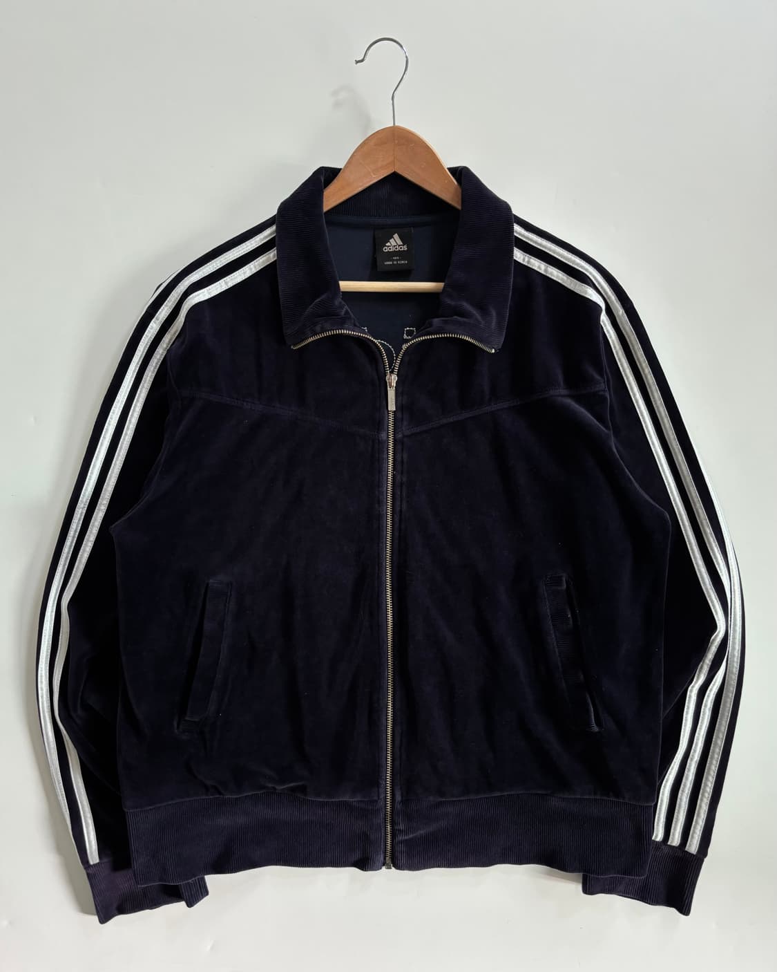 Adidas 아디다스 네이비컬러 벨벳 져지 상품이미지4