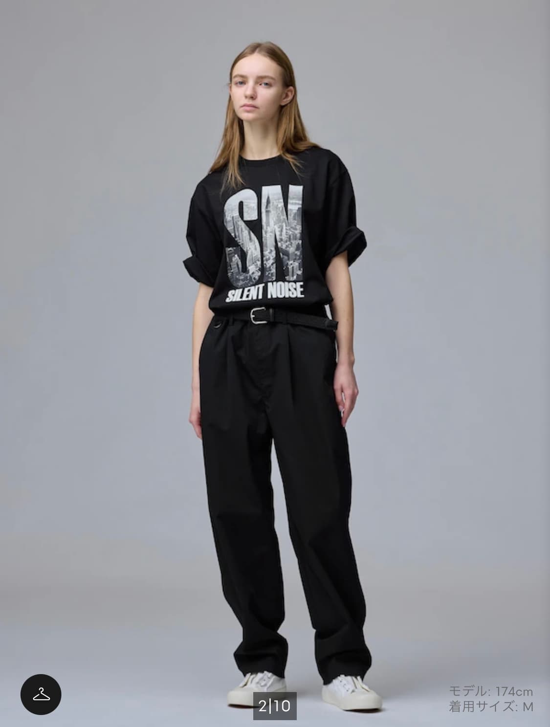 [3XL] GU 언더커버 드라이 펀치 그래픽 티셔츠 블랙 상품이미지2