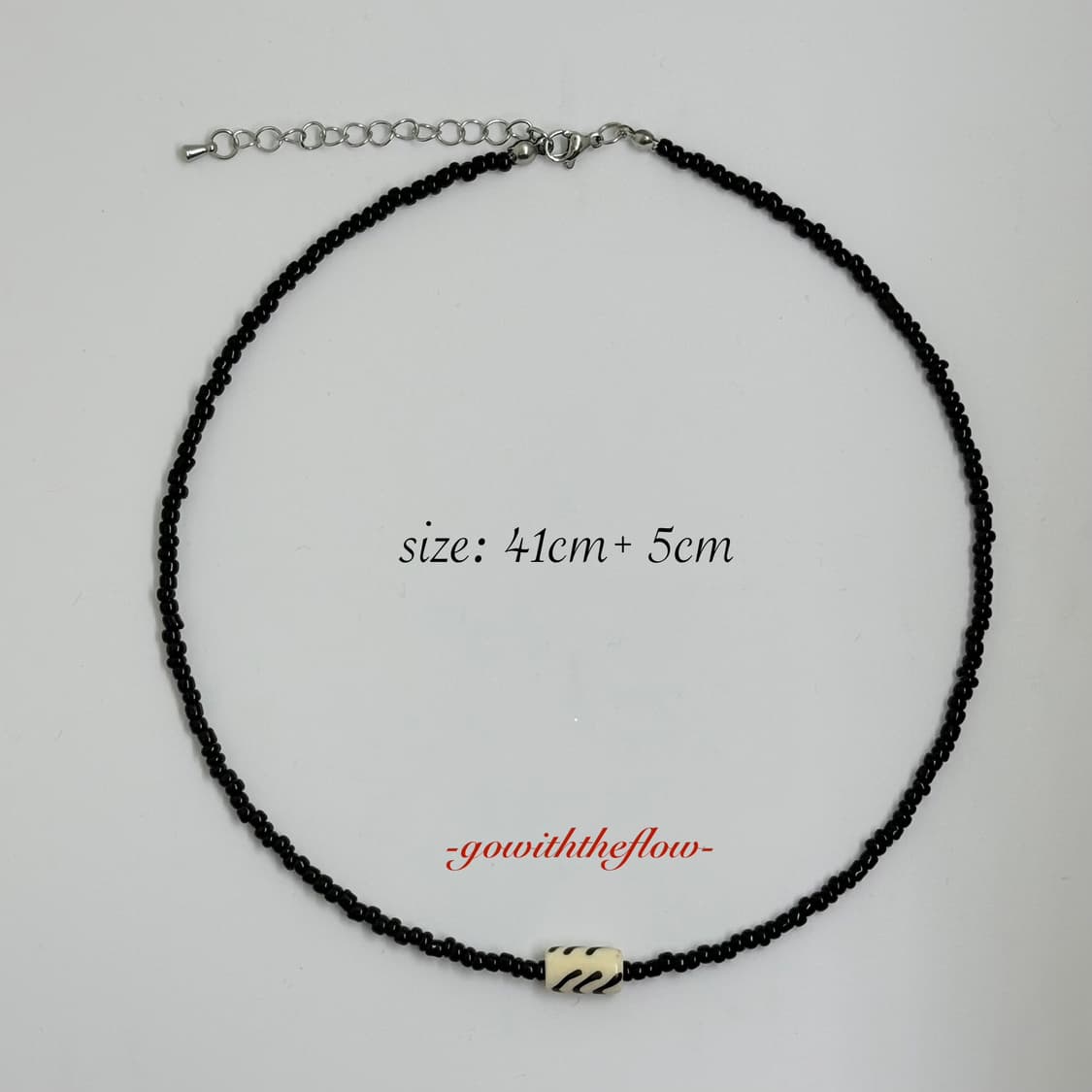 [Handmade] 원석 & 빈티지 비즈 믹스 네클리스 상품이미지3